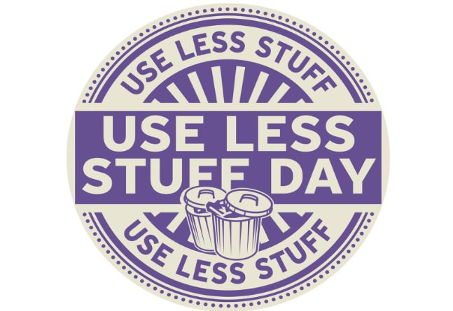 use less stuff day