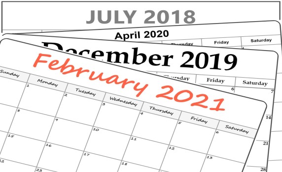 blank calendars