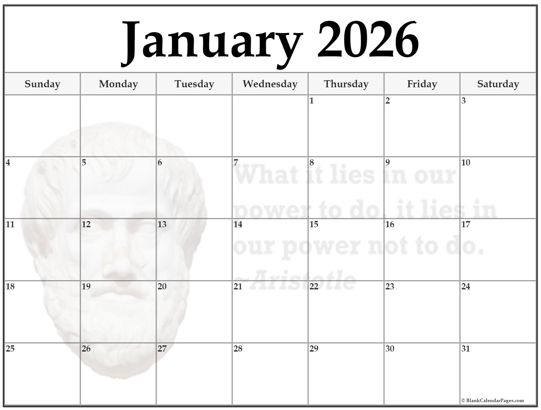 24 January 2023 Quote Calendars