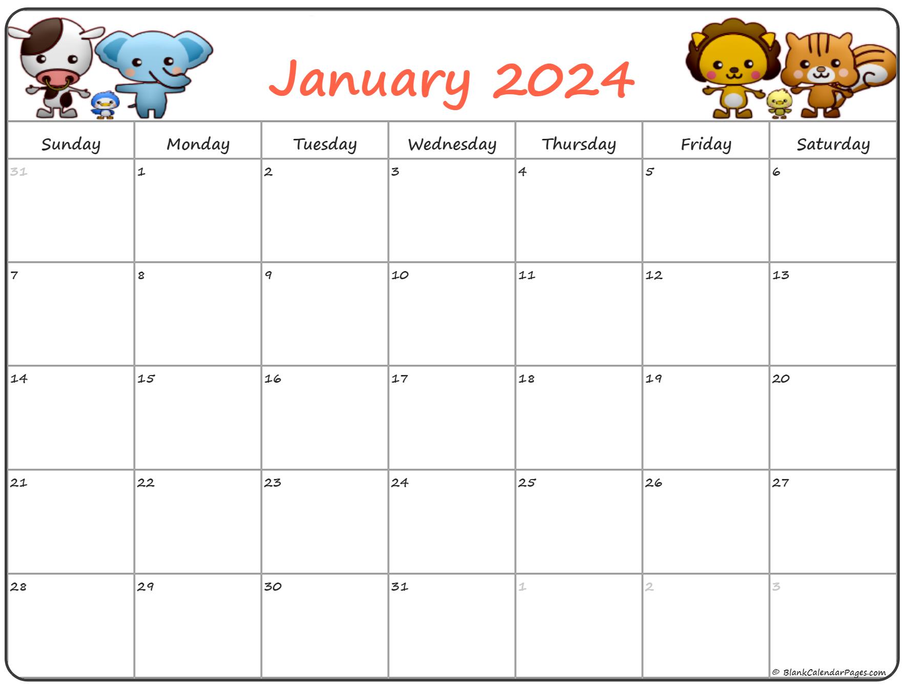 January 2020 Pregnancy Calendar