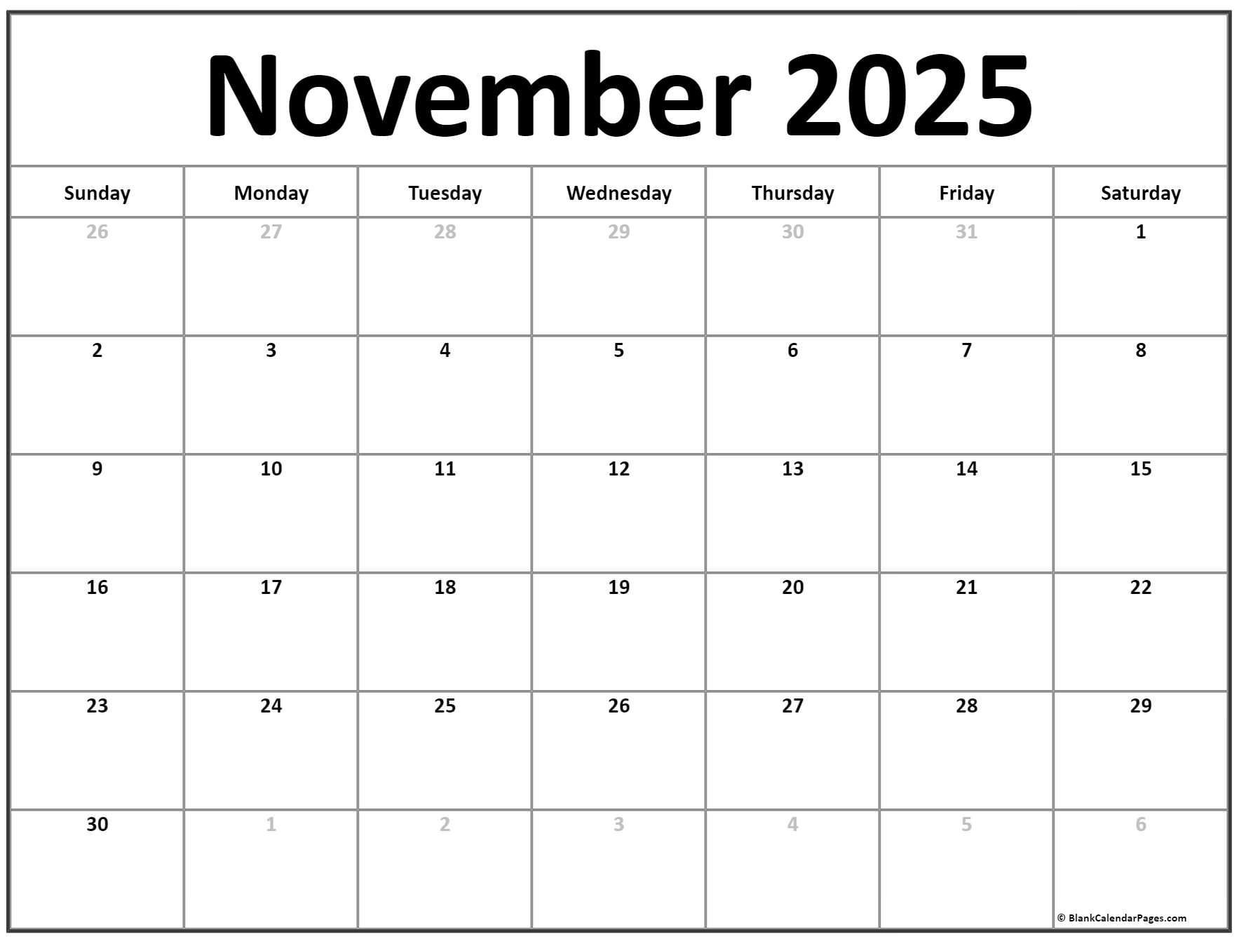 November 2022 Calendar Free Printable Calendar Templates November 