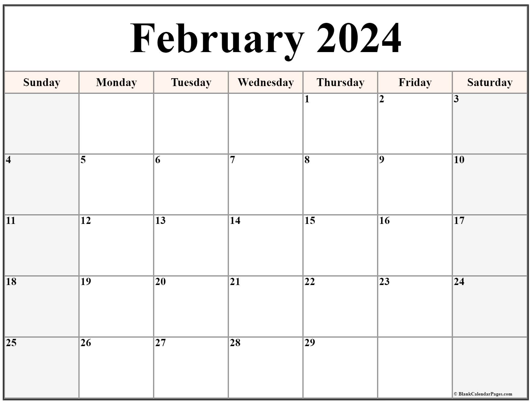 February 2024 Calendar Printable Wiki Word Disney World Crowd