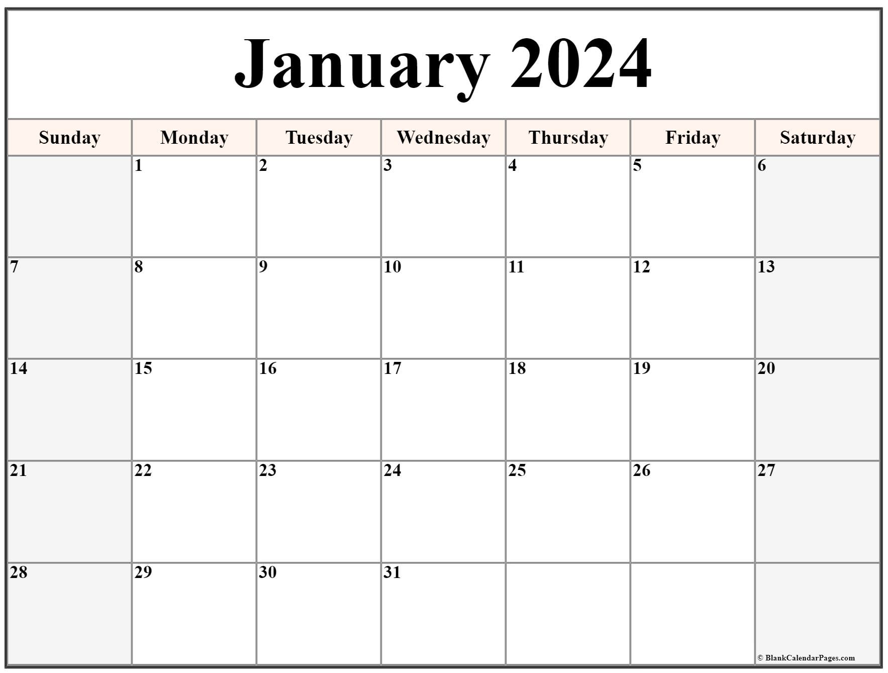 January 2023 Calendar Gambaran