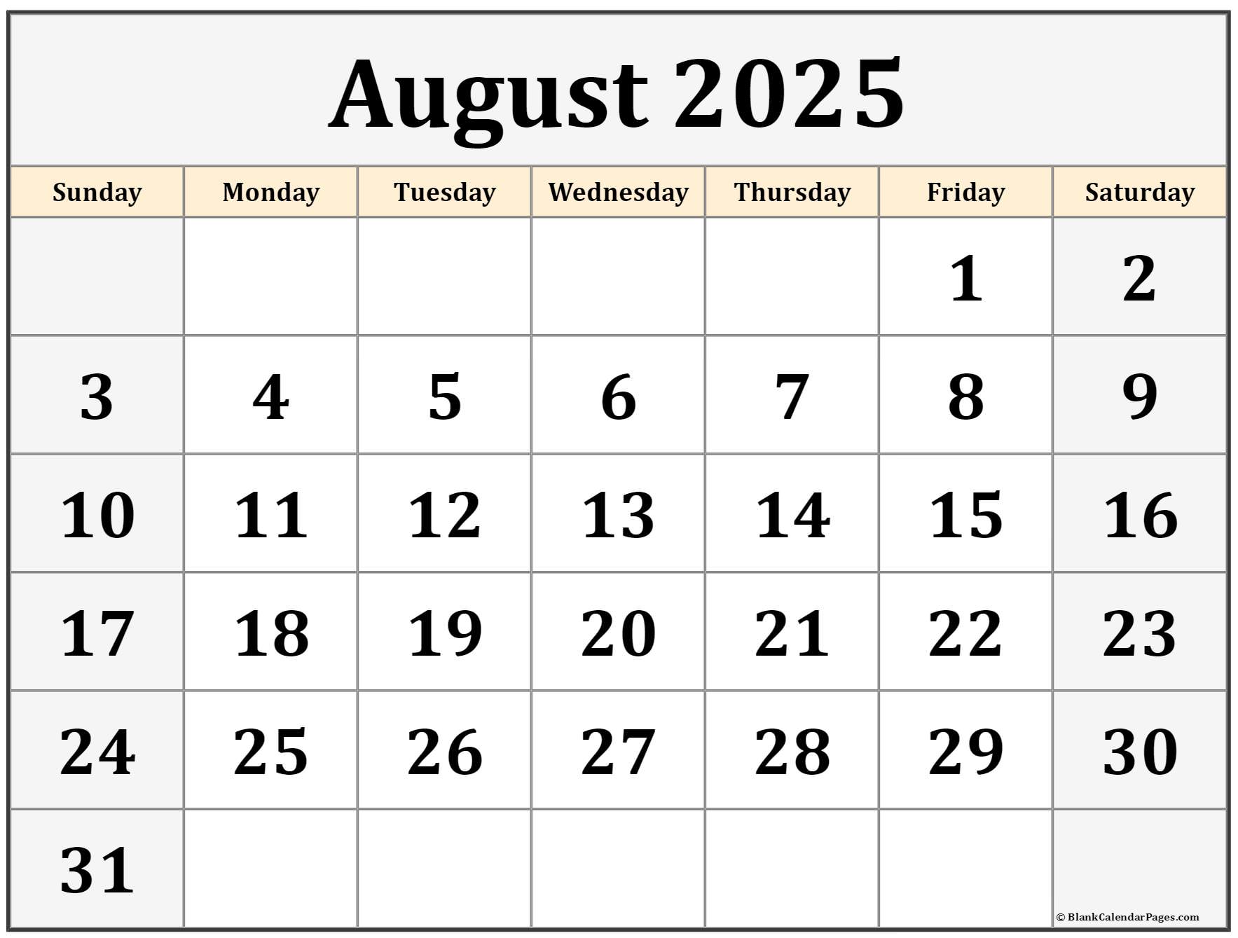 July August 2025