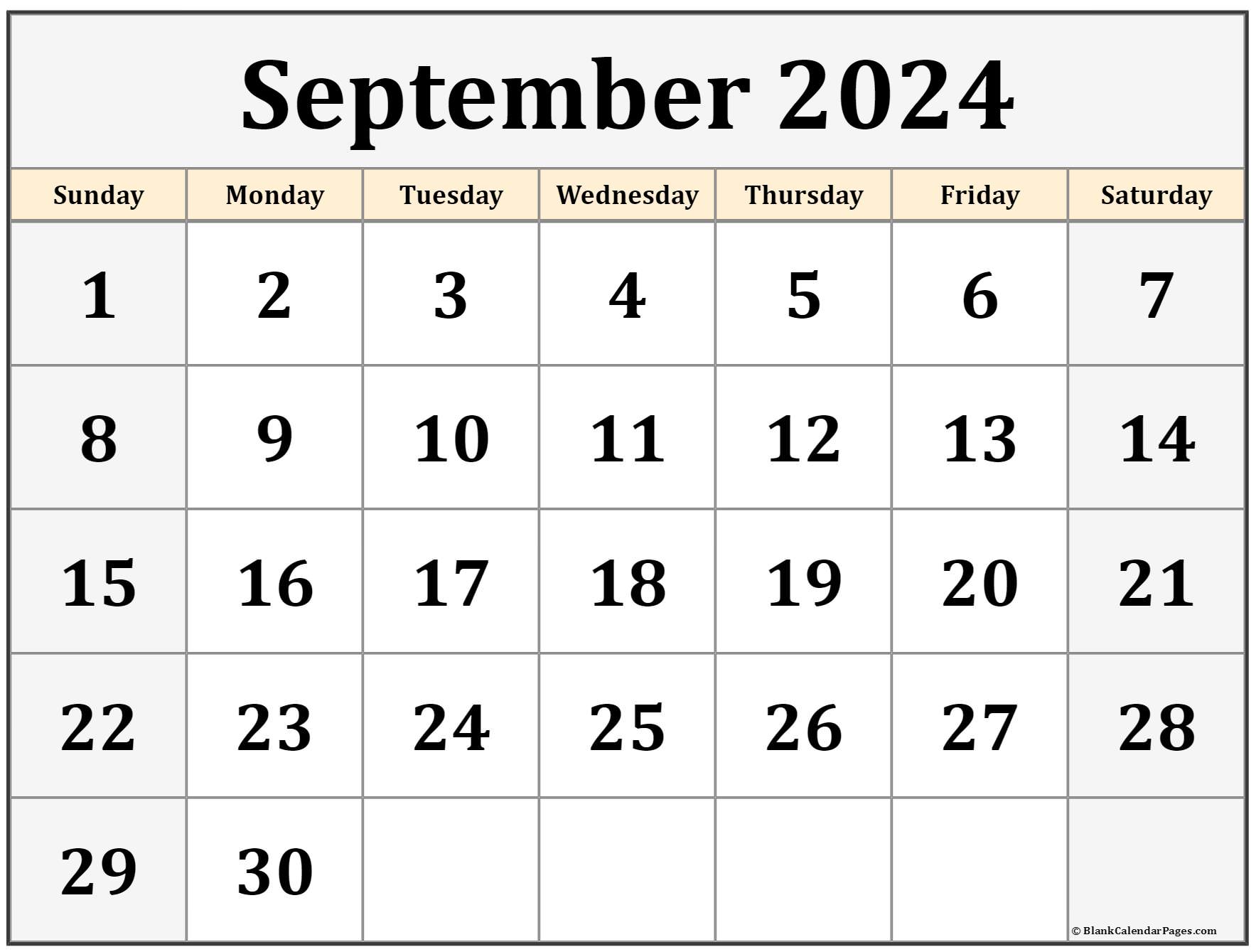 September 2022 calendar - free printable calendar templates