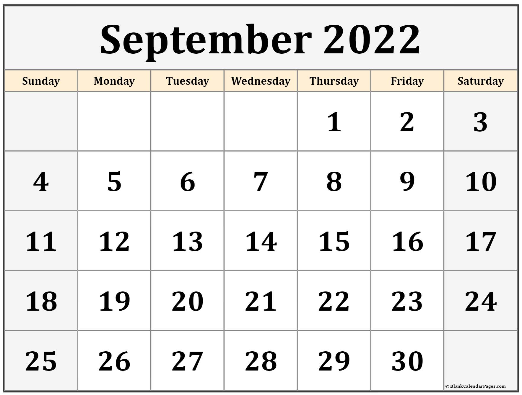 Calendar September 2022 Template Printable Calendar 2023