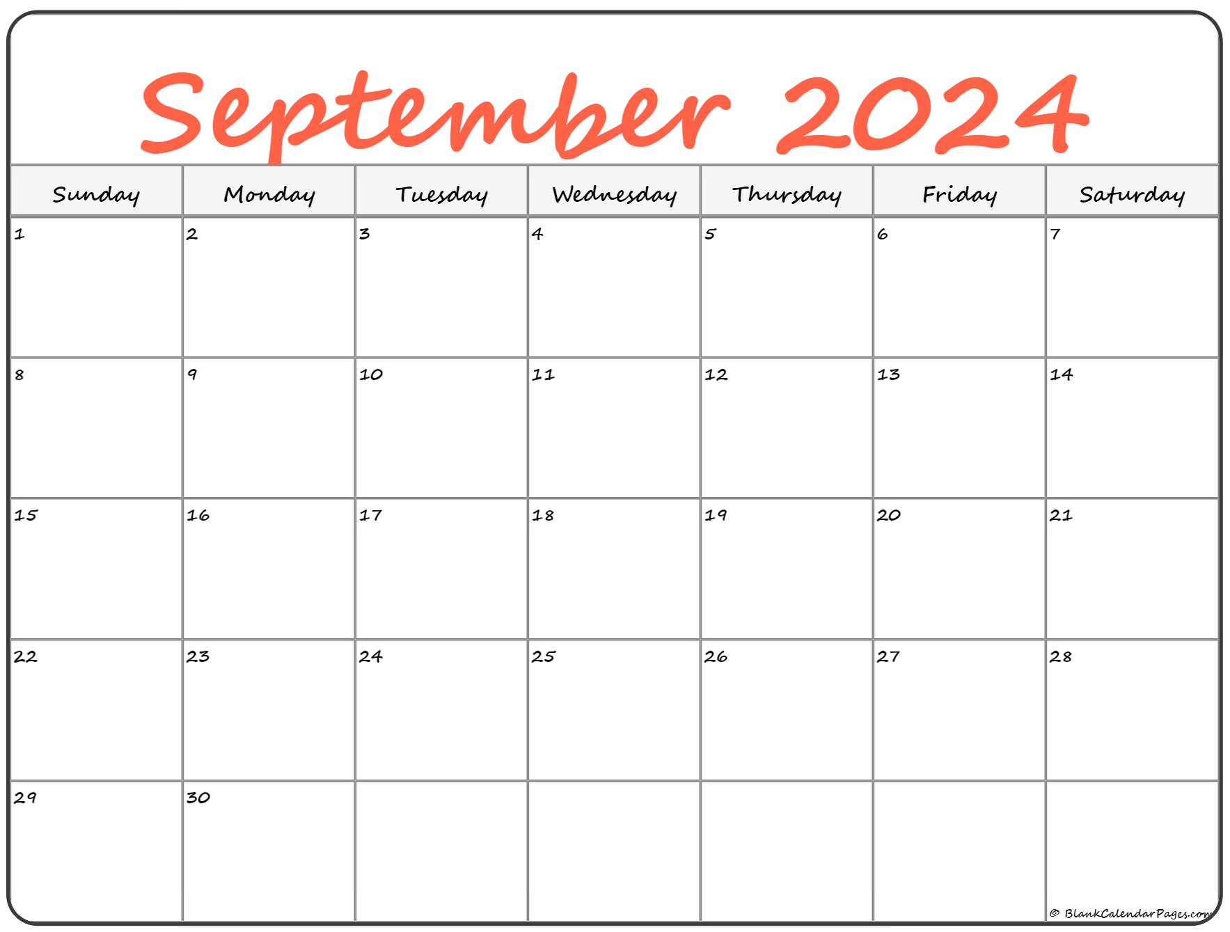 September Calendar 2022 Printable September 2022 Calendar | Free Printable Calendar Templates