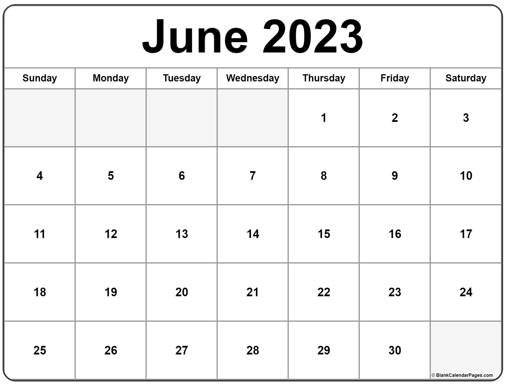 2023 printable calendar by month