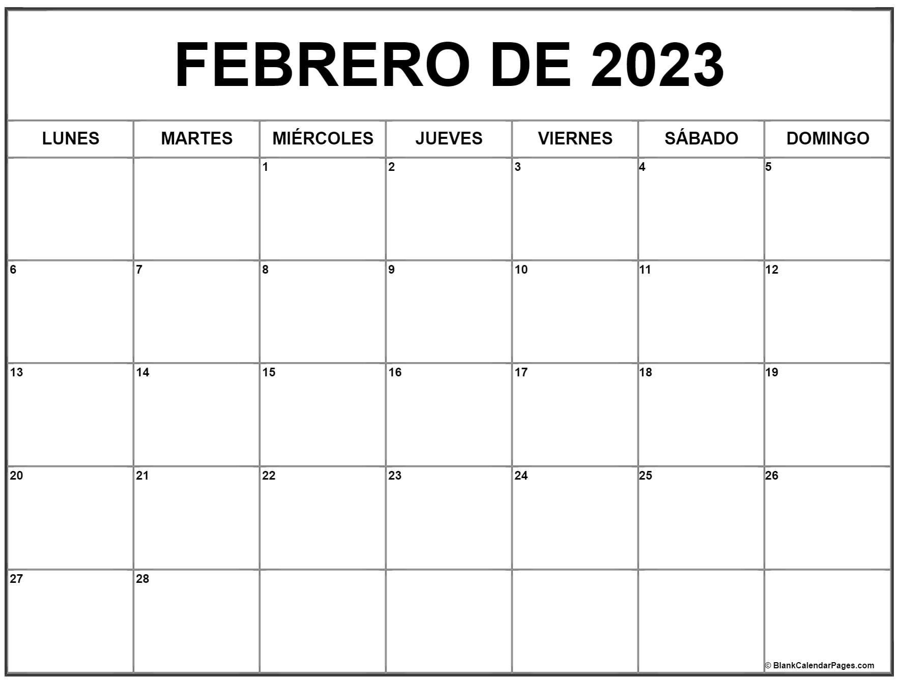 Calendarios Febrero De 2023 Para Imprimir Michel Zbinden Ve Mobile