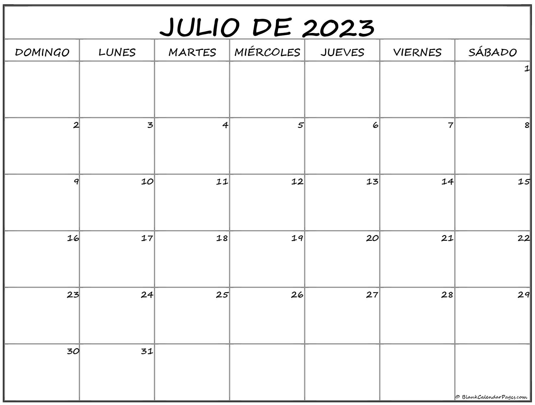 Calendario Julio De 2023 Para Imprimir 481ds Michel Zbinden Cl Imagesee