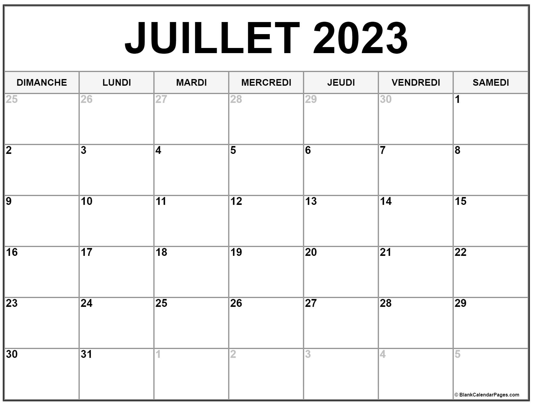 Calendrier Juillet 2023 à Imprimer Icalendrier Images And Photos Finder