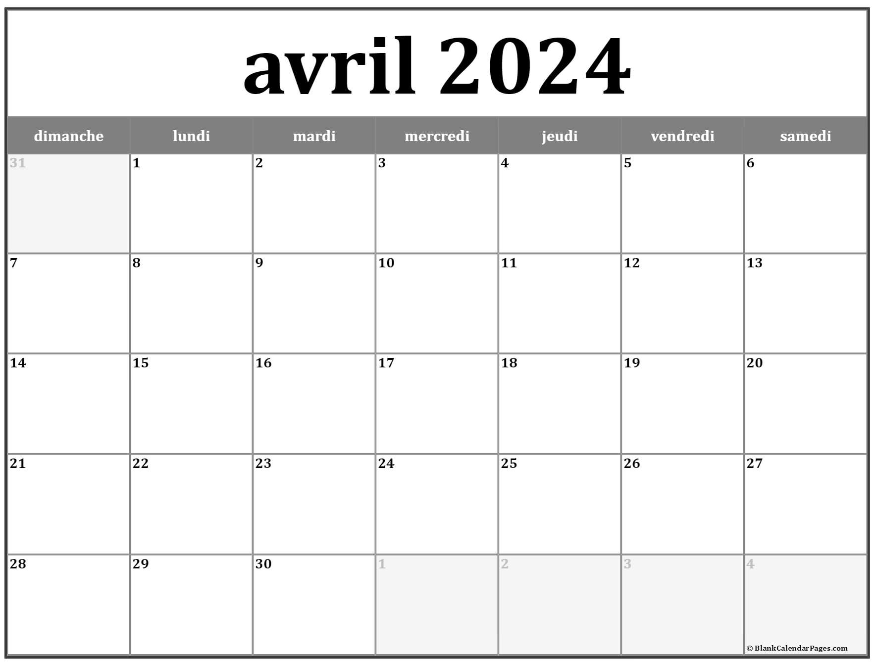 Calendrier Avril 2024 Chat PNG , 2024, Calendrier Mensuel
