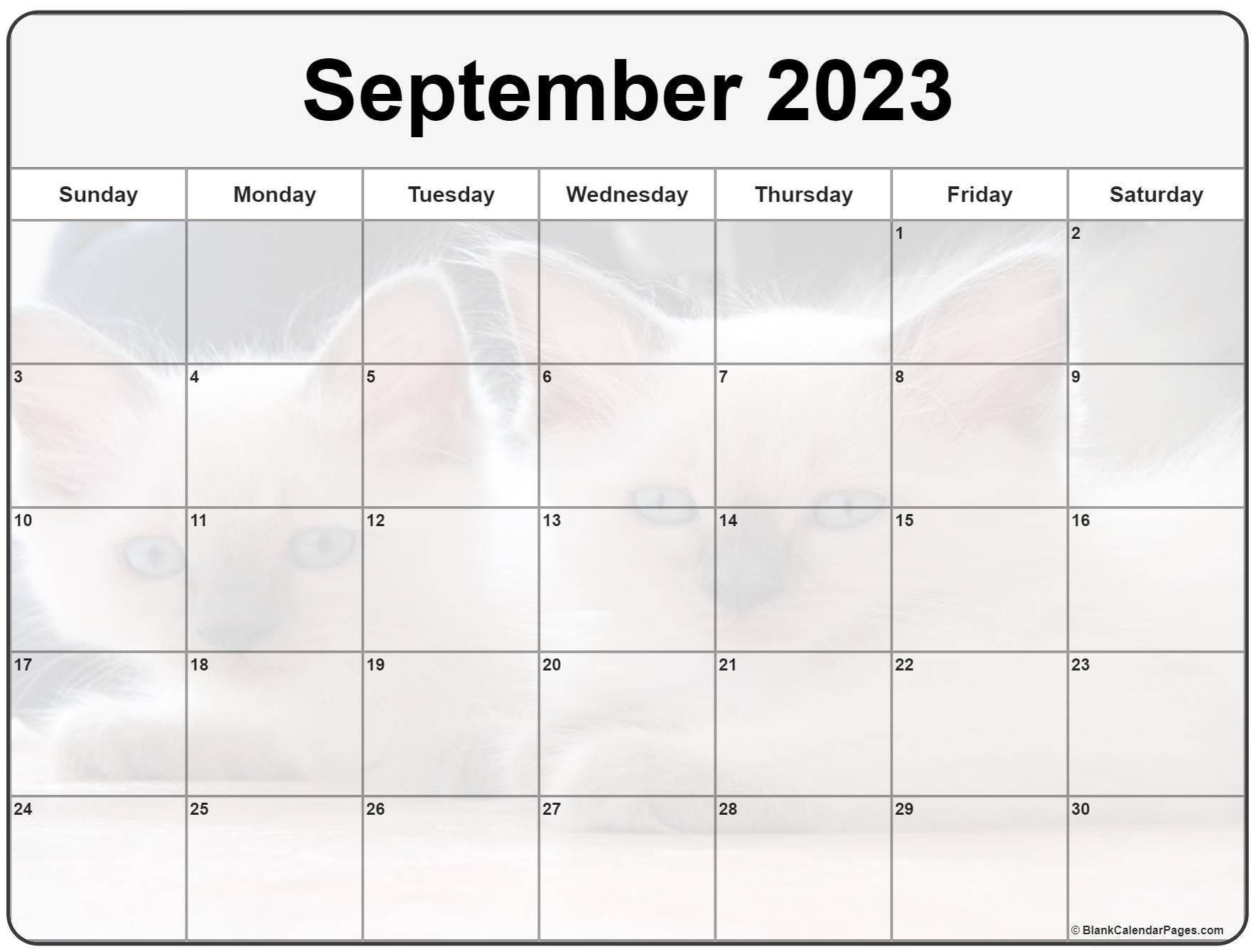 September Calendar Cute Free Printable September 2023 Calendars