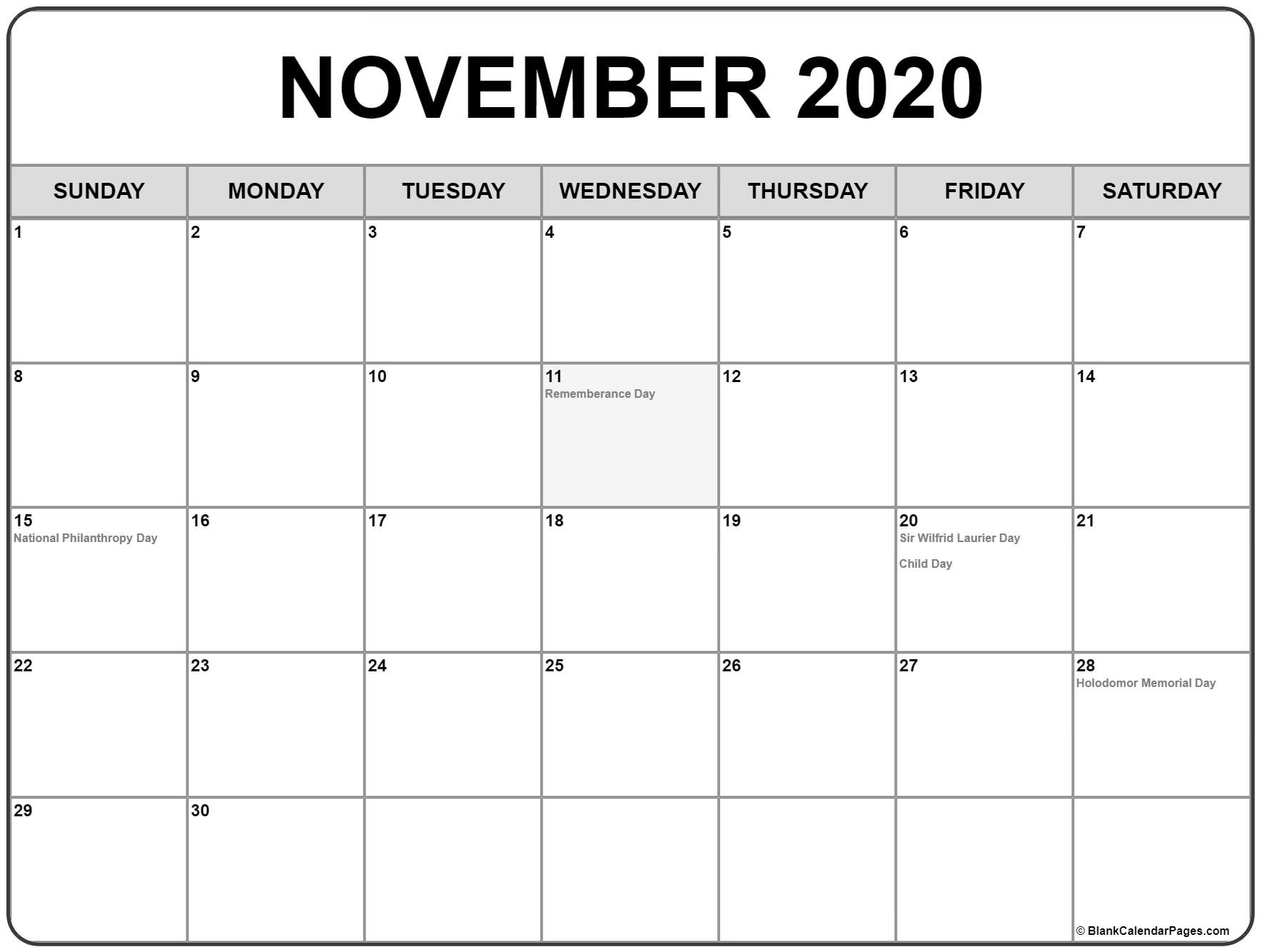 collection-of-november-2020-calendars-with-holidays