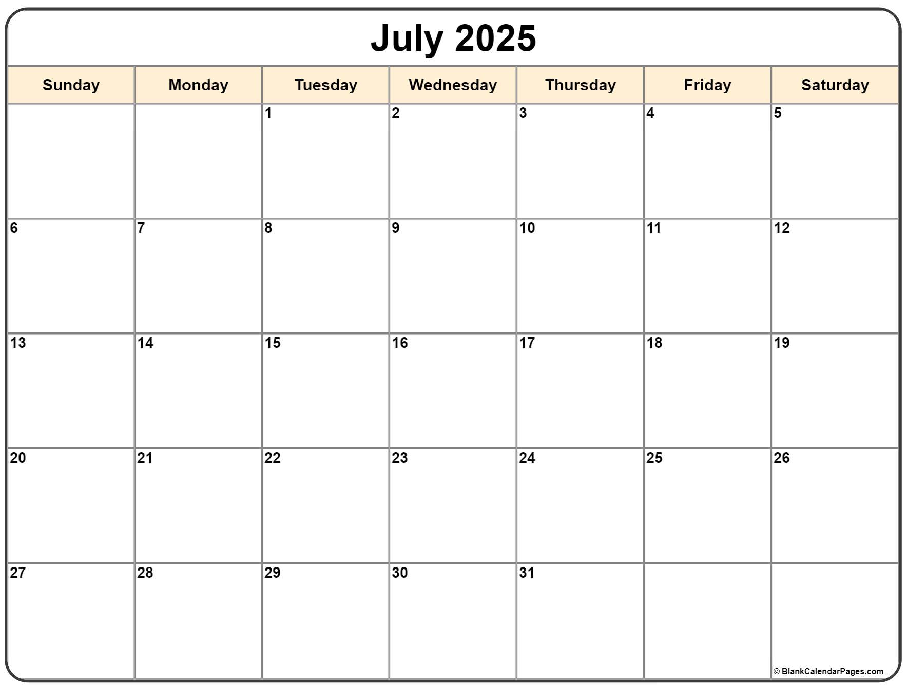 July 2022 Calendar Printable Free Printable Calendar Monthly July 