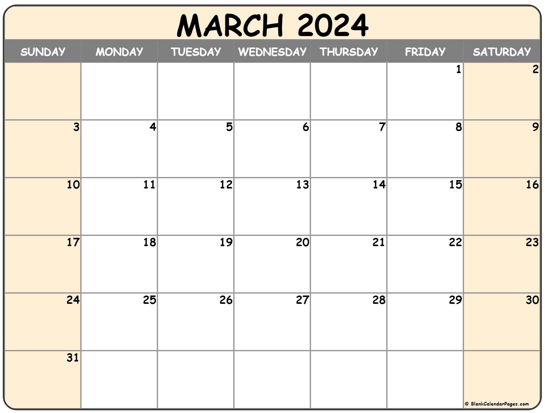 March 2023 Calendar Printable Free 3 Month Template Gambaran