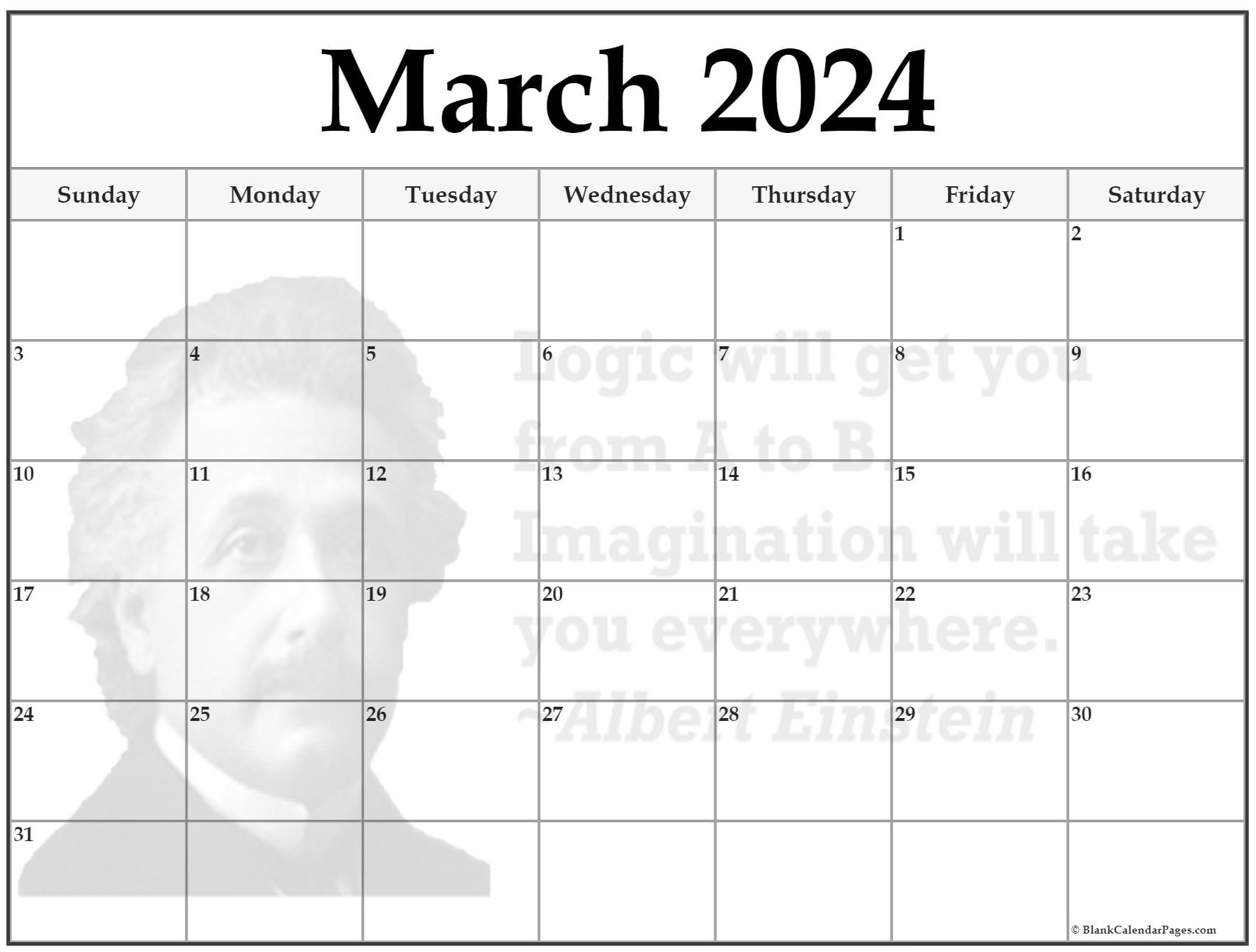 24+ March 2022 quote calendars