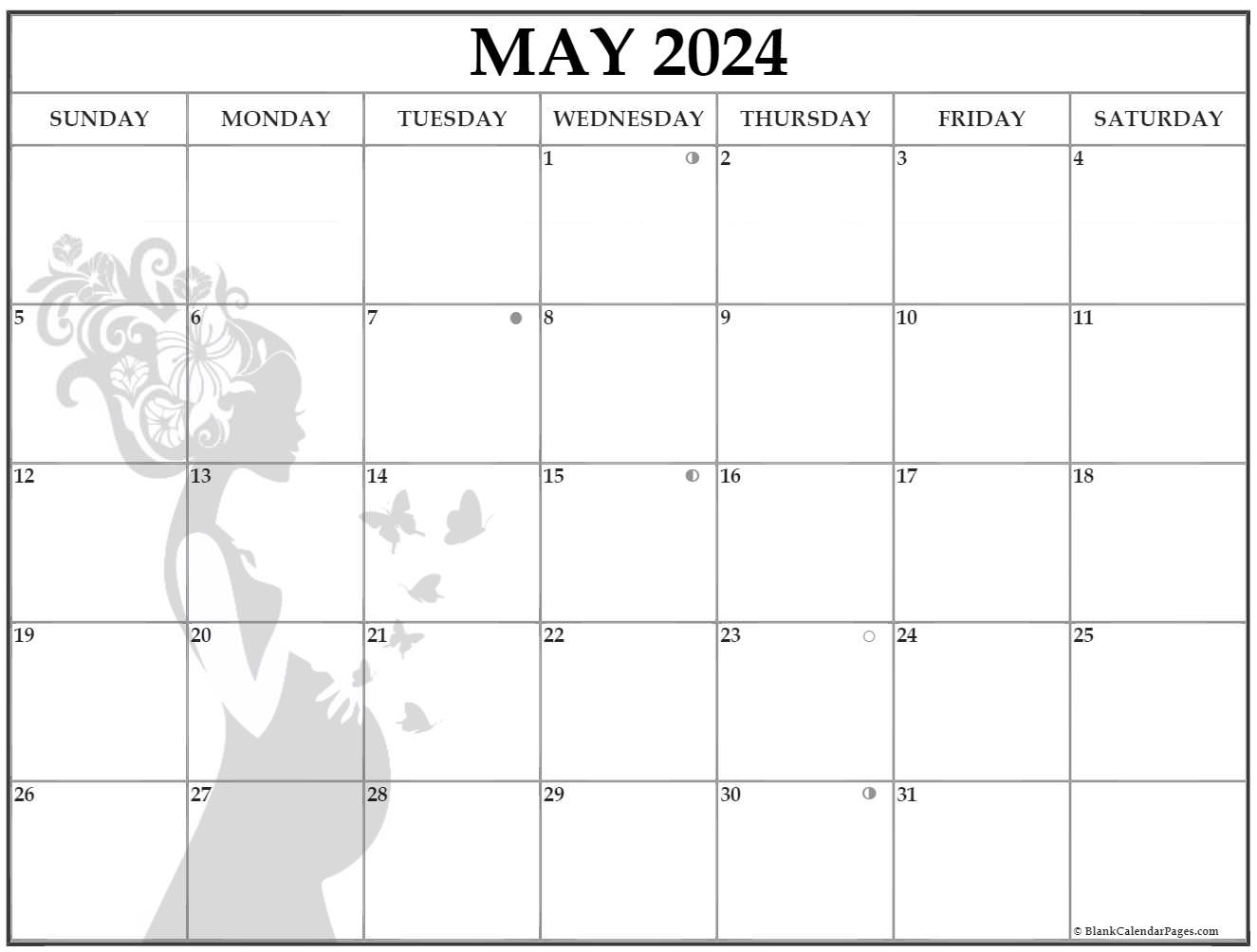 May 2021 Pregnancy Calendar | Fertility Calendar