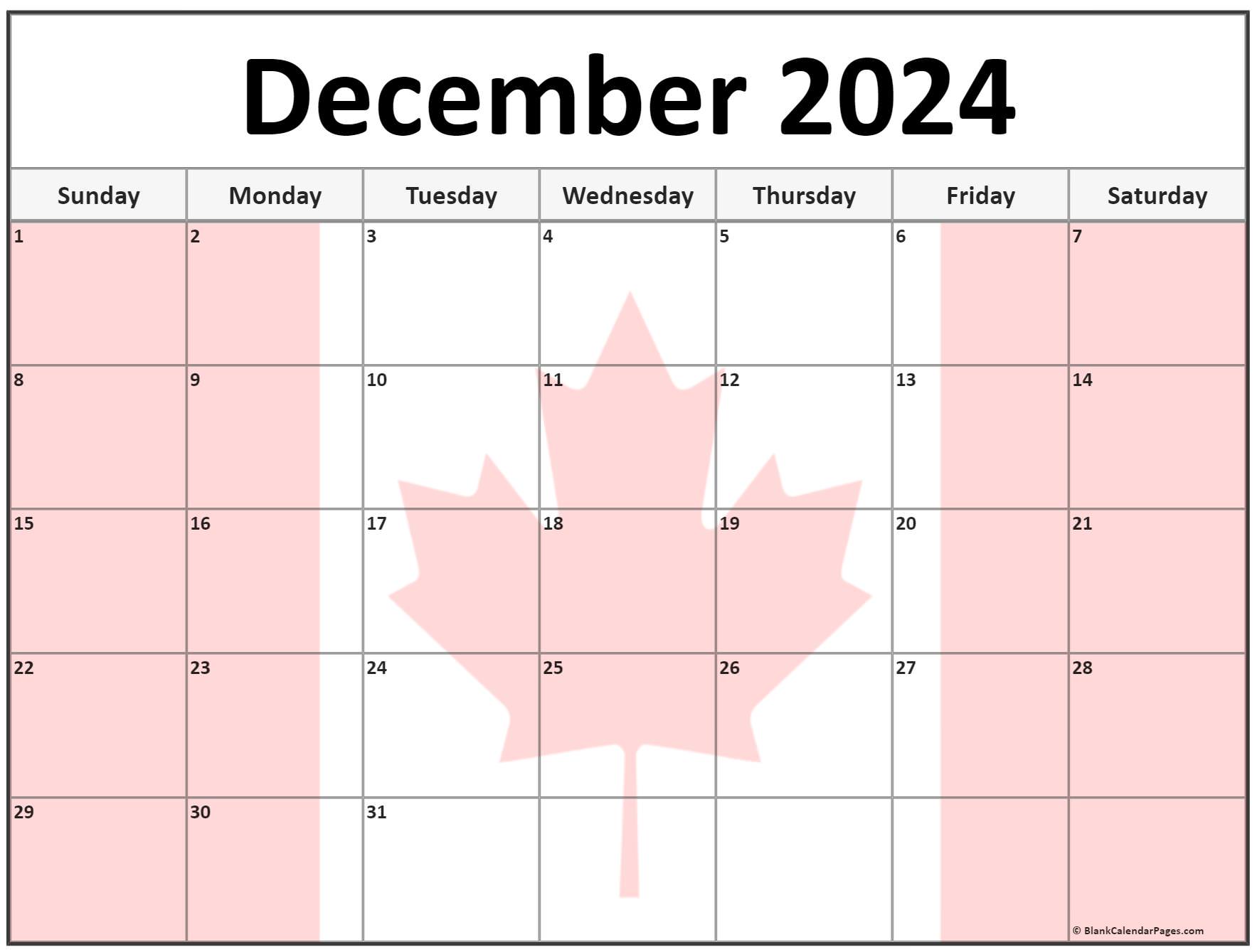 Collection Of December 2024 Photo Calendars With Image Filters 