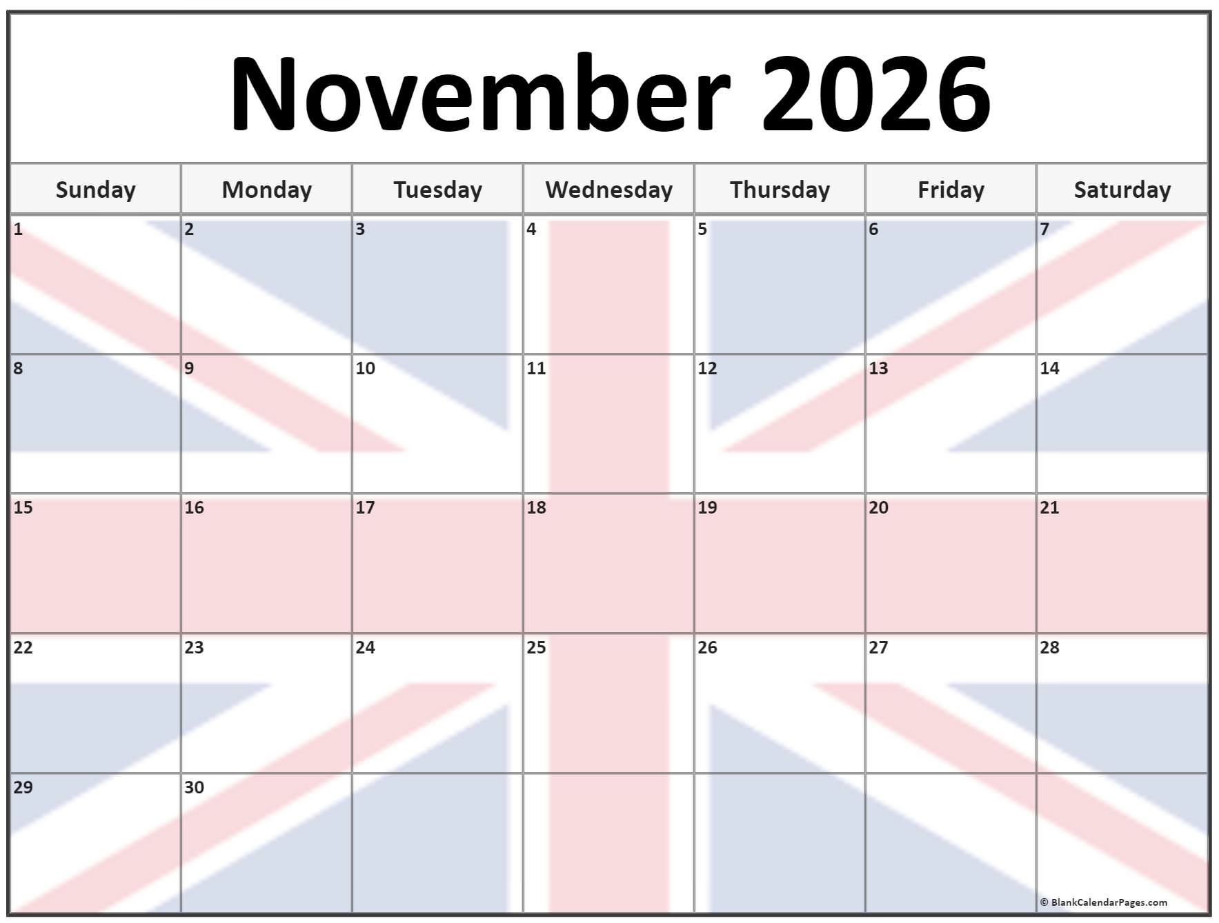 Collection Of November 2024 Photo Calendars With Image Filters 