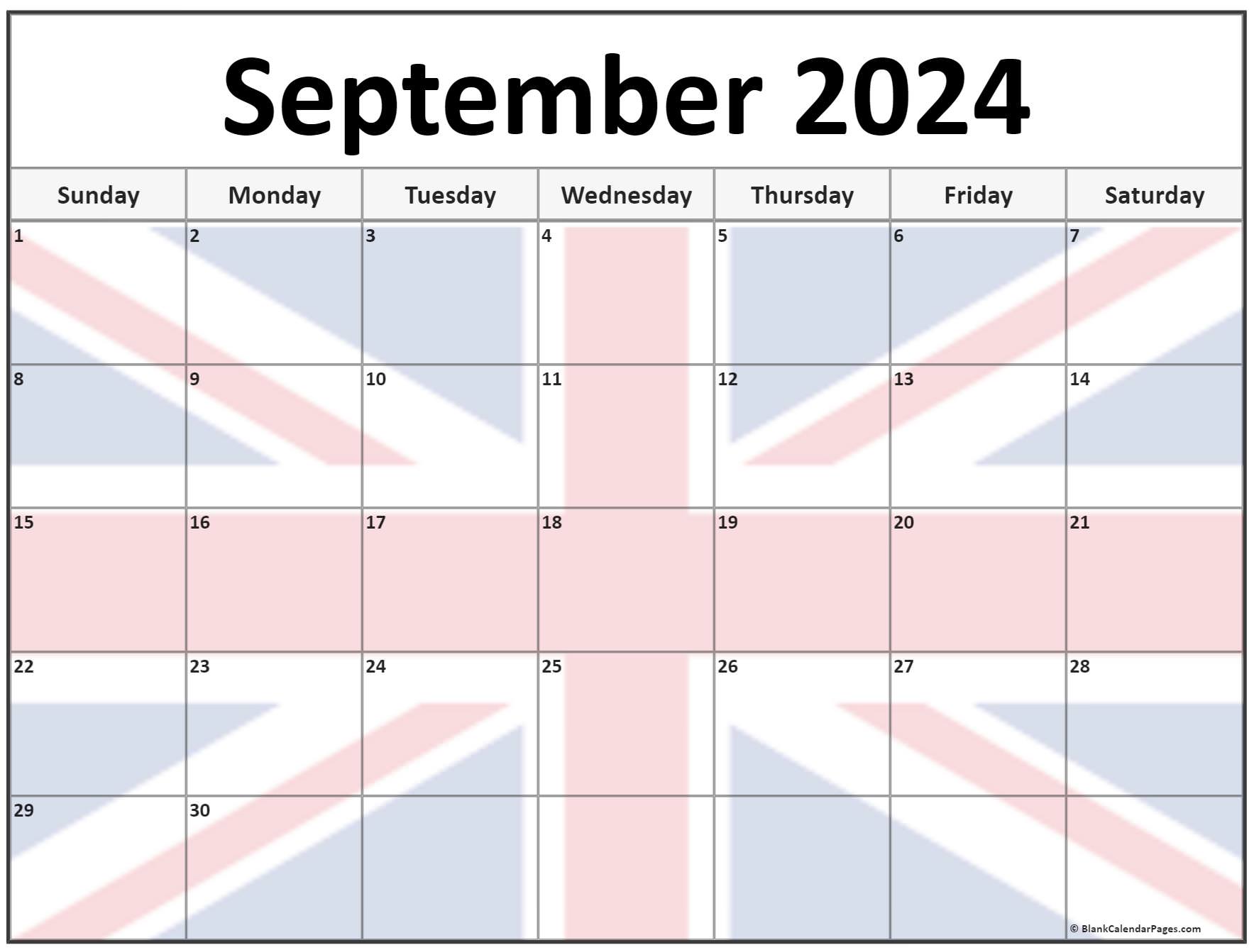Collection of September 2022 photo calendars with image ...
