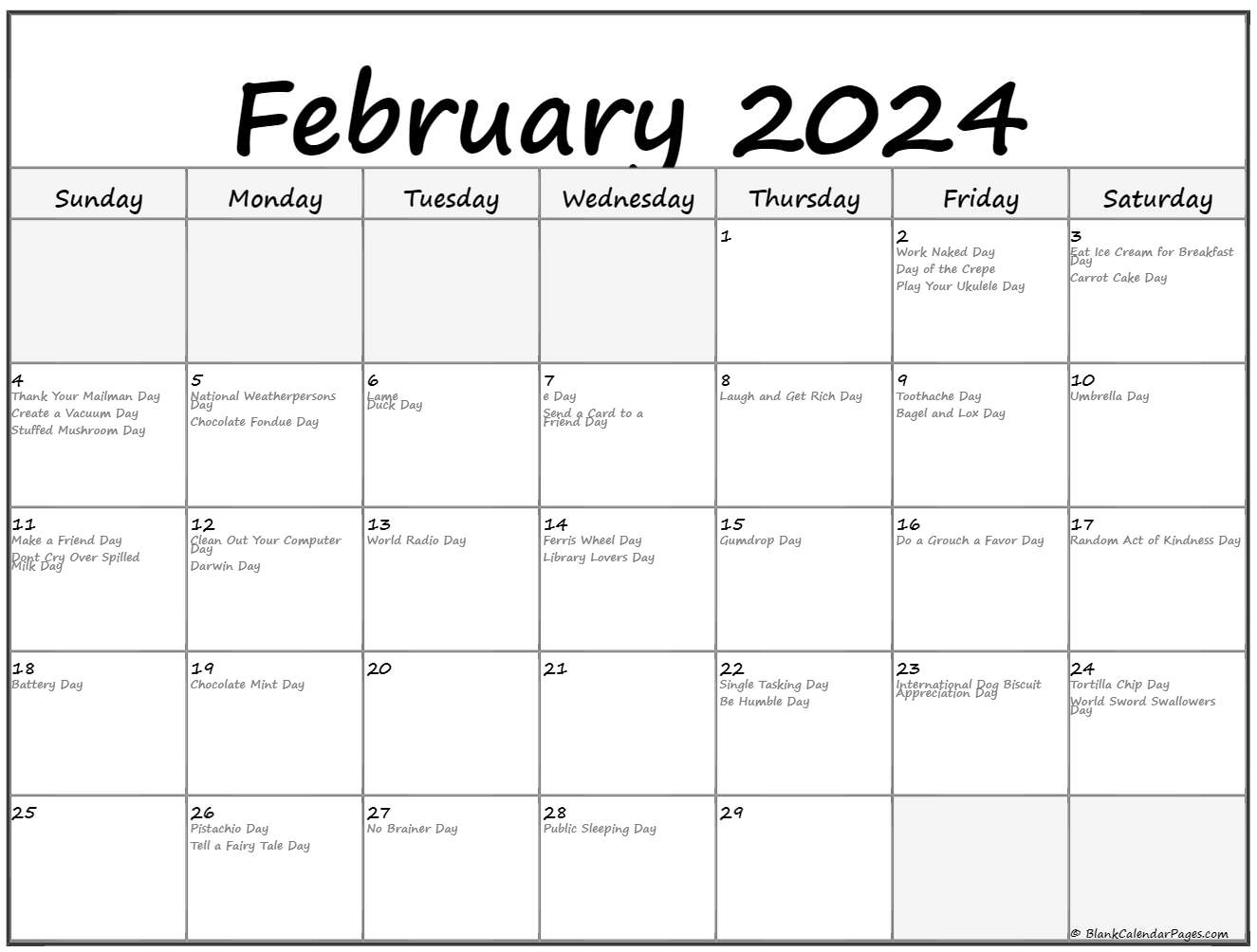 Calendar Events In February 2024 Aleen Aurelea