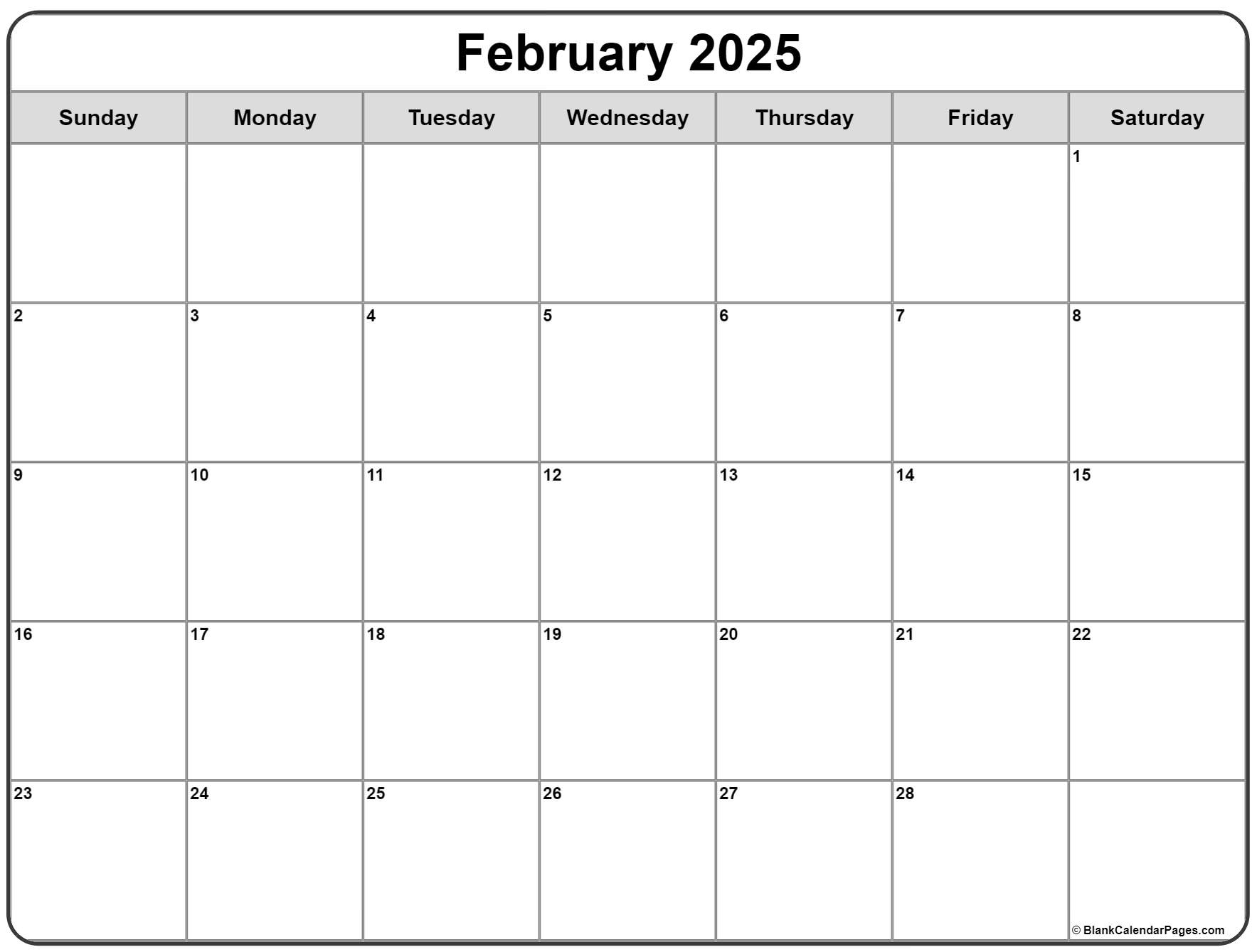 February 2022 Calendar Free Printable Calendar Templates February 