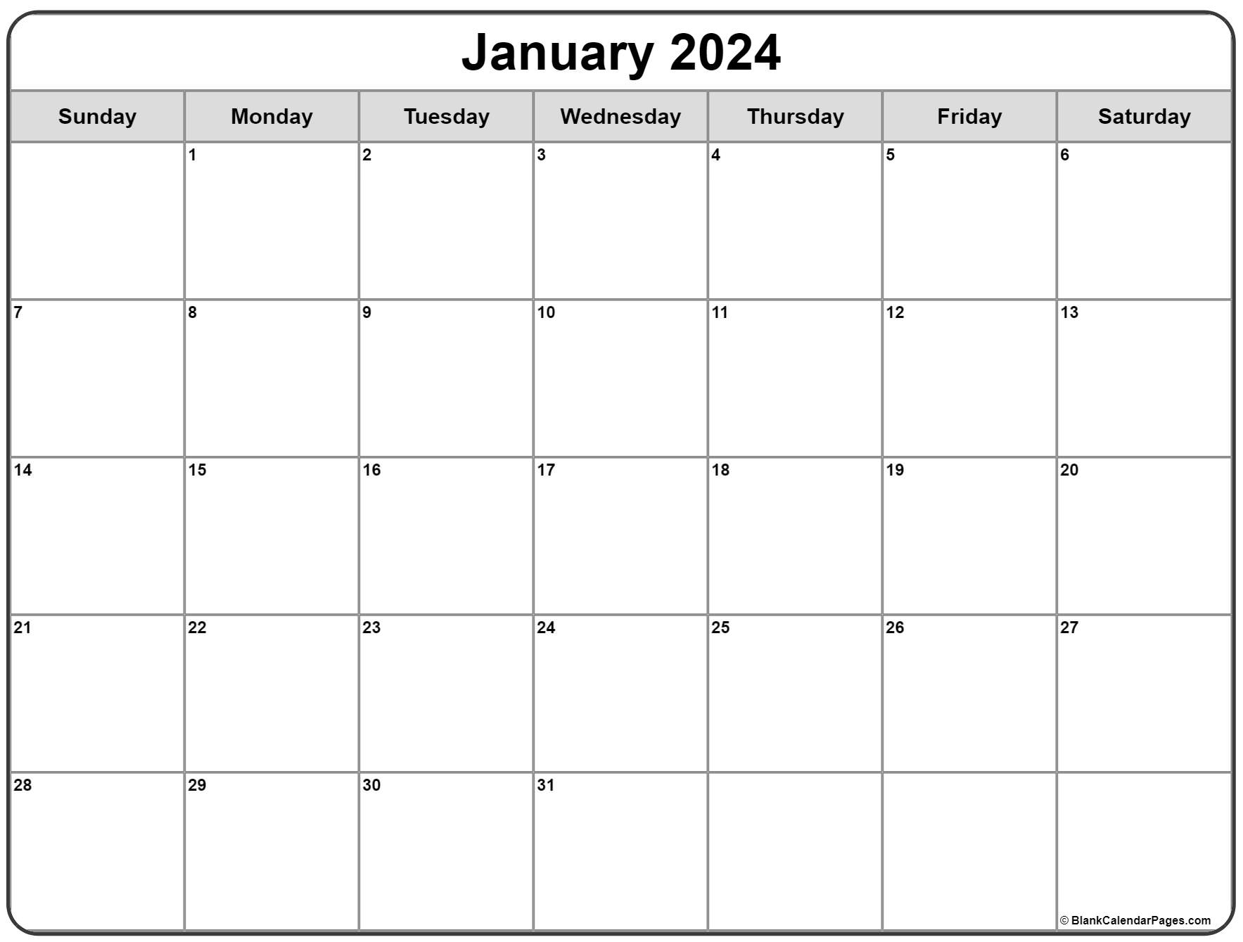 January 2023 calendar free printable calendar