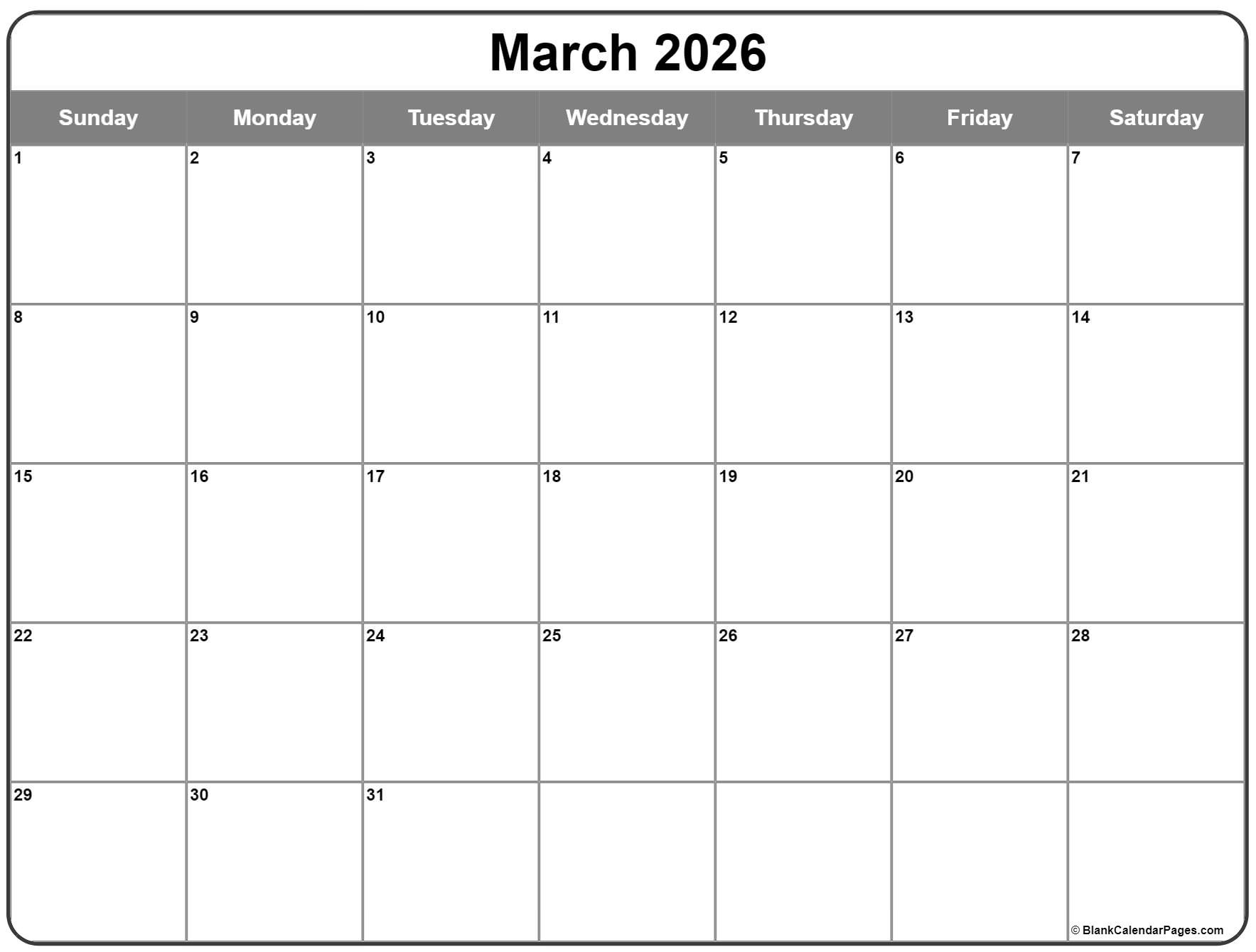 March 2024 Calendar Free Printable Calendars March 2024 Calendar Free Printable Calendars