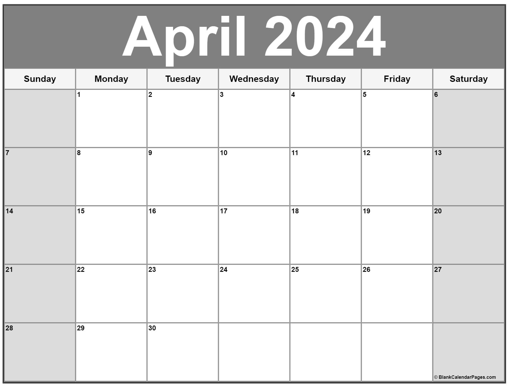 April 2022 calendar | free printable calendar templates