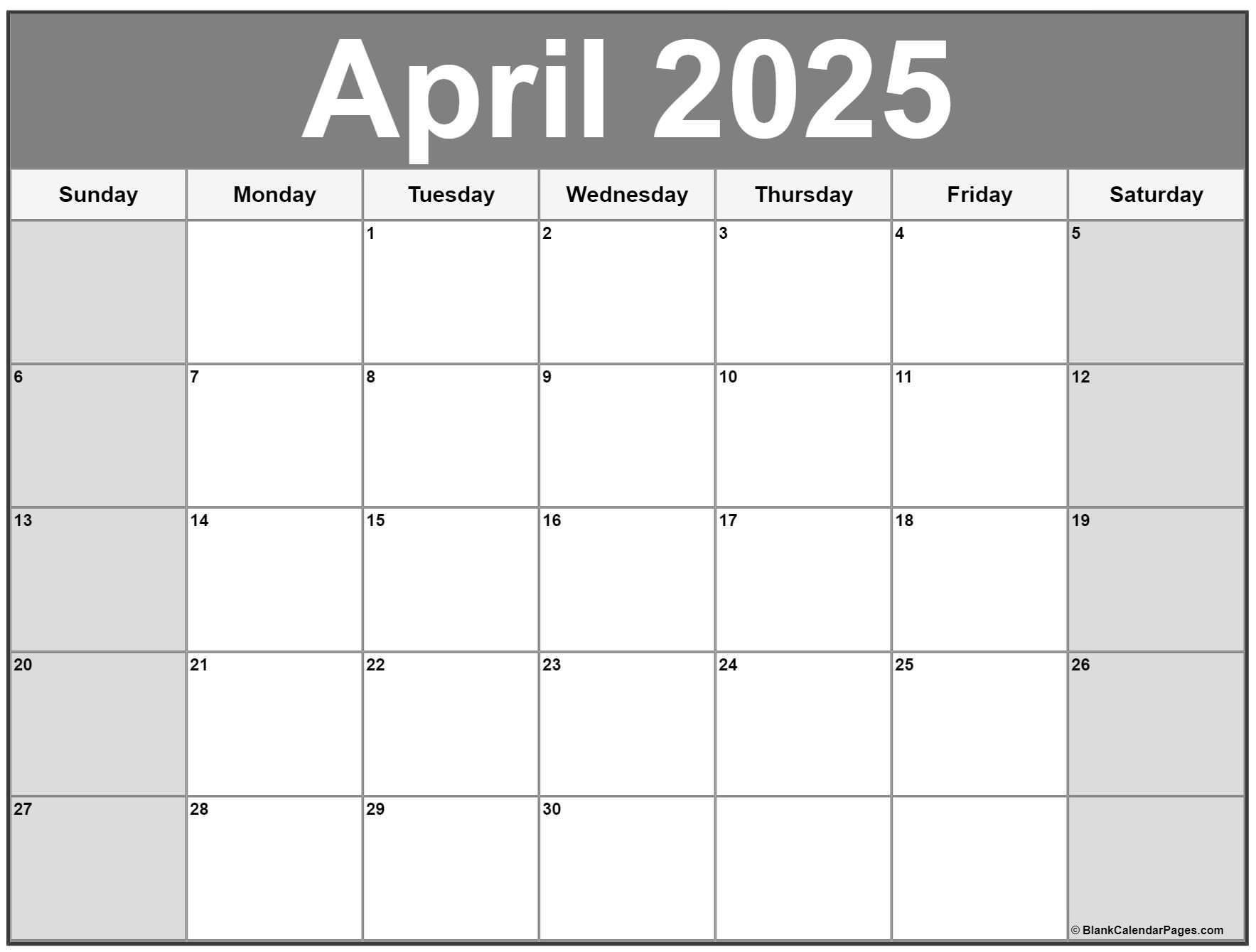 April 2022 Calendar Free Printable Calendar