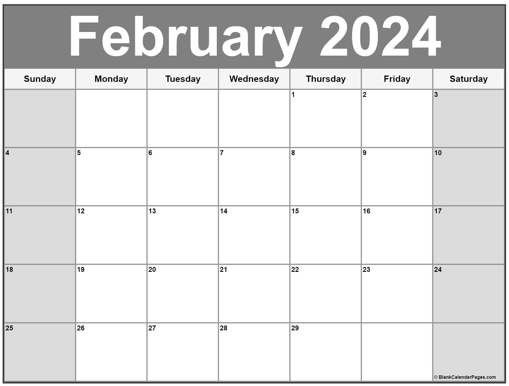 February 2023 calendar | free printable calendar