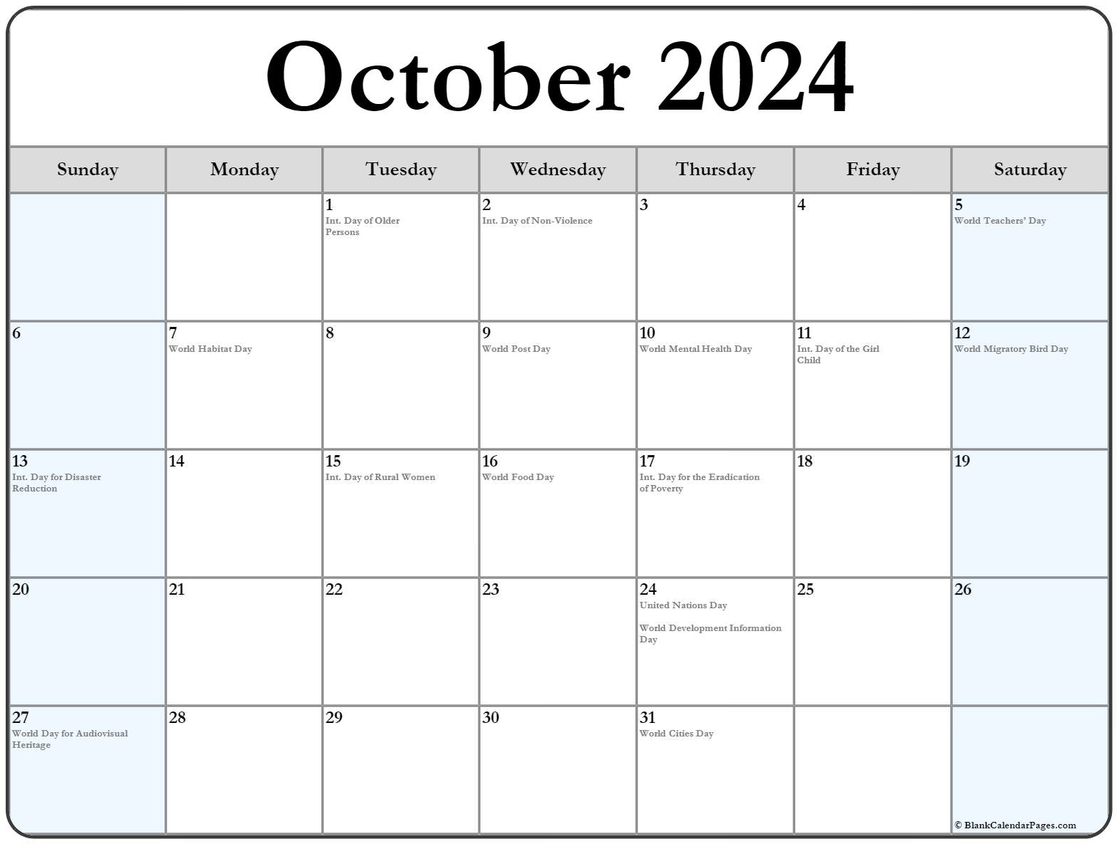 October 2025 Holidays And Observances Pdf Elisa M Fernandez