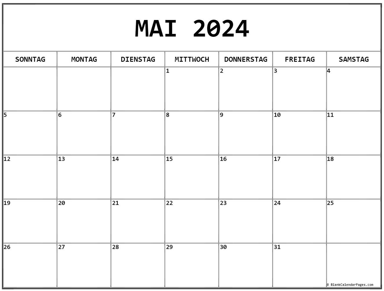 Mai 2021 kalender auf Deutsch | kalender 2021
