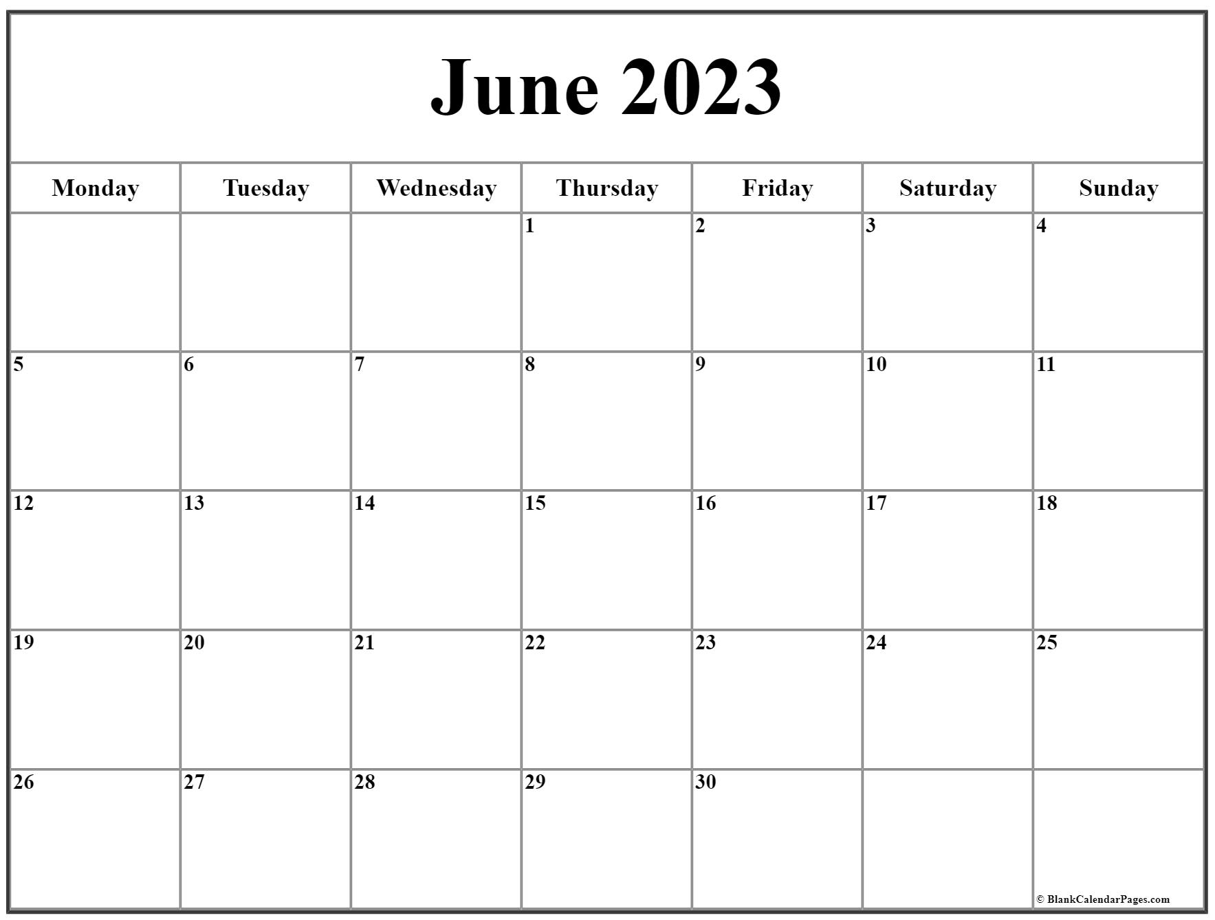 June, 2023