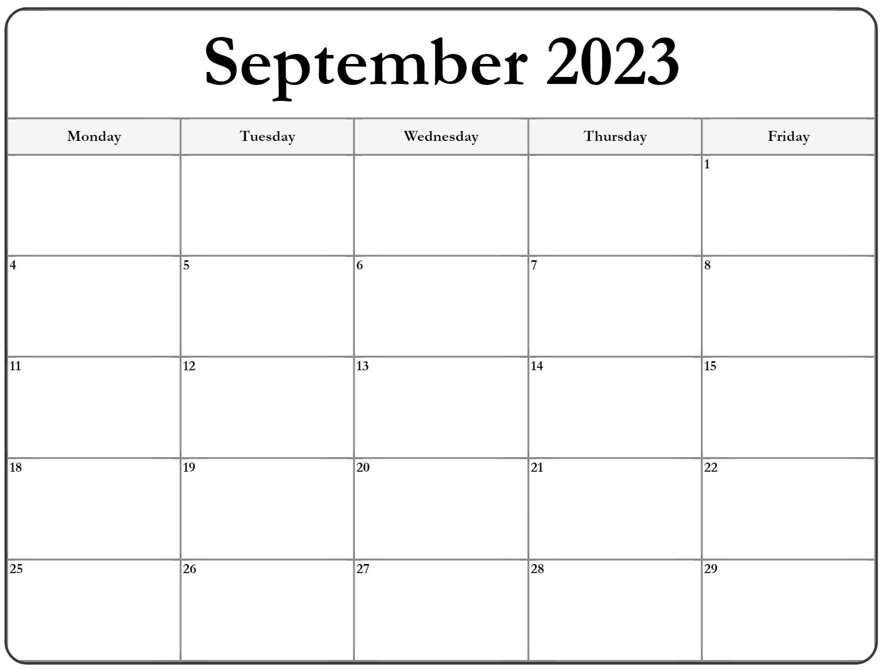 monday-friday-calendar-template