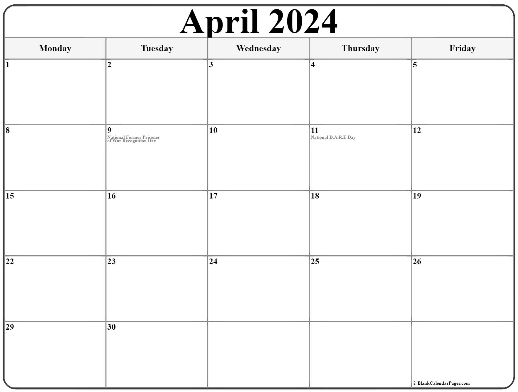 National Calendar April 2022 March Calendar 2022