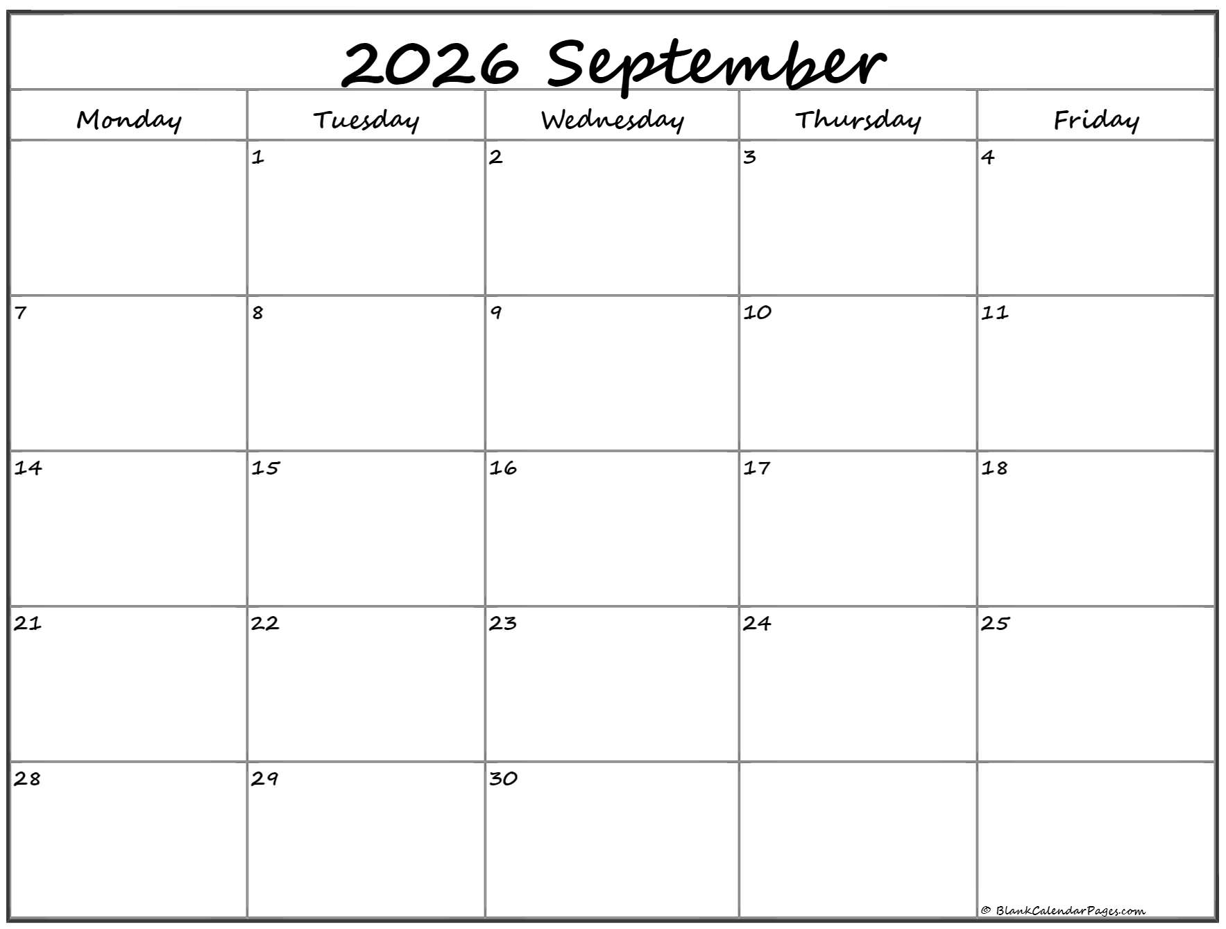 September 2024 Monday Calendar Monday To Sunday September 2024 Monday Calendar Monday To Sunday
