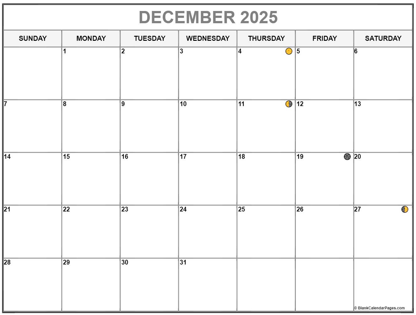 December 2022 Lunar Calendar Moon Phase Calendar