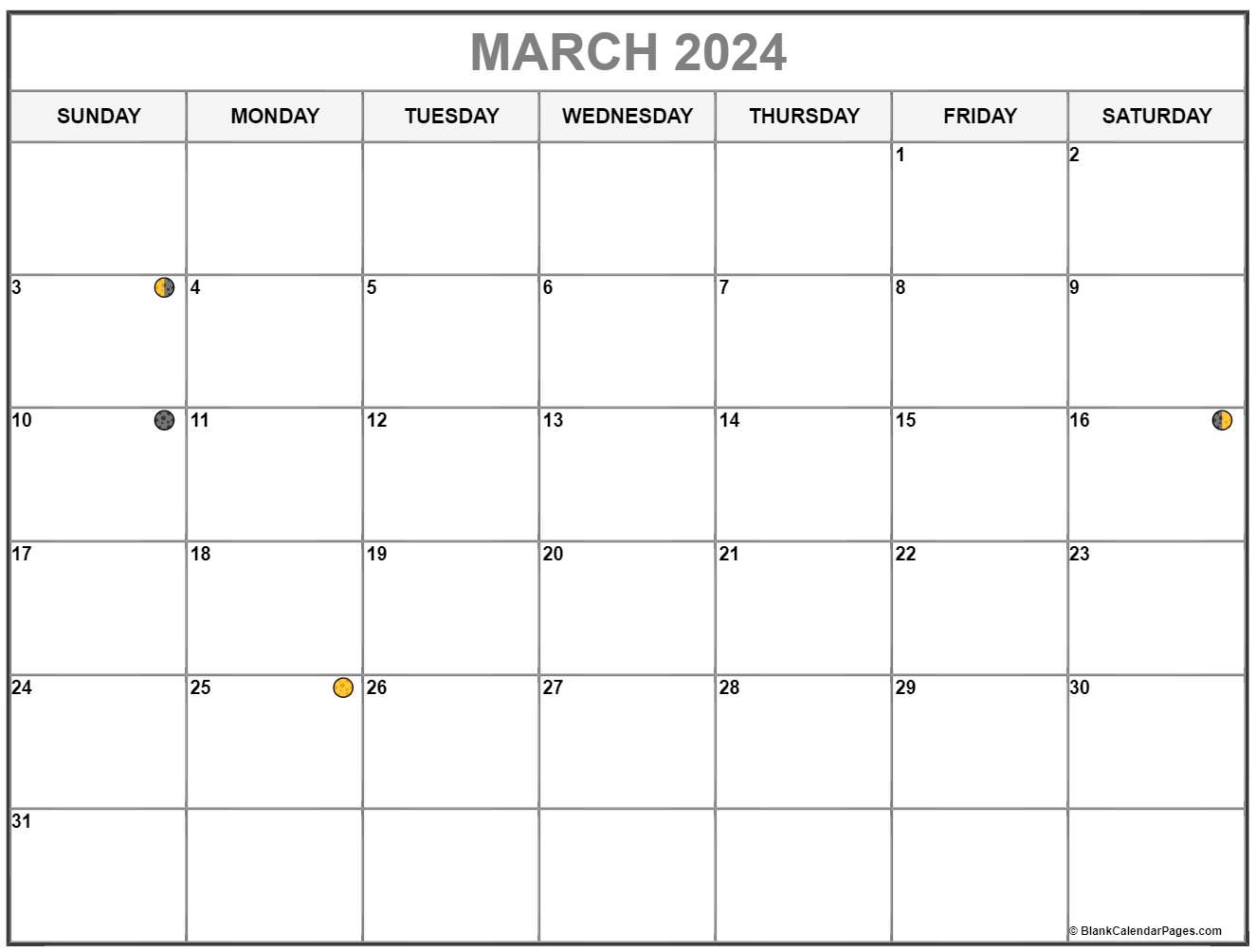 lunar calendar 2023 usa Calendar march 2023 lunar moon phase printable