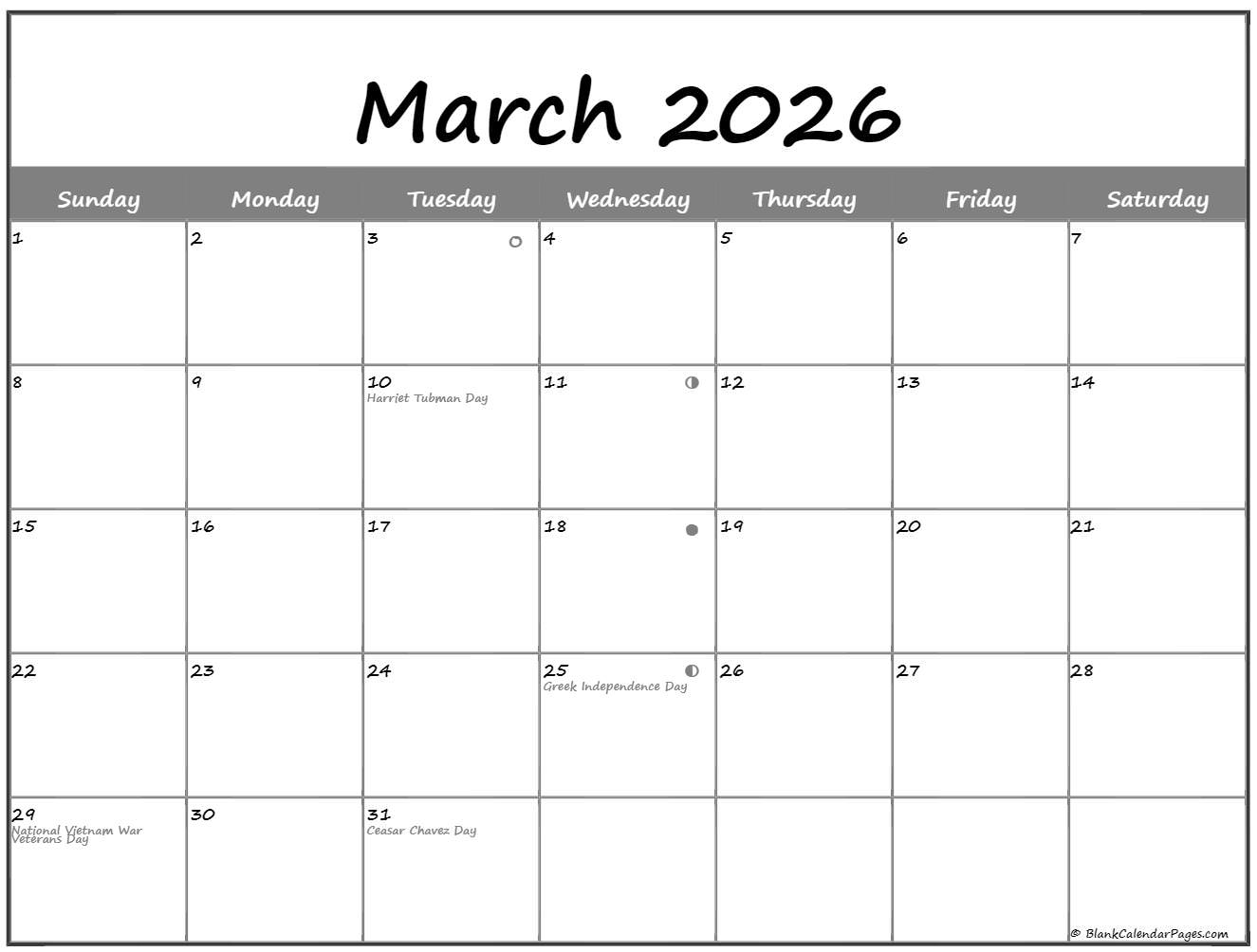 March 2023 Lunar Calendar Moon Phase Calendar March 2023 Lunar Calendar Moon Phase Calendar