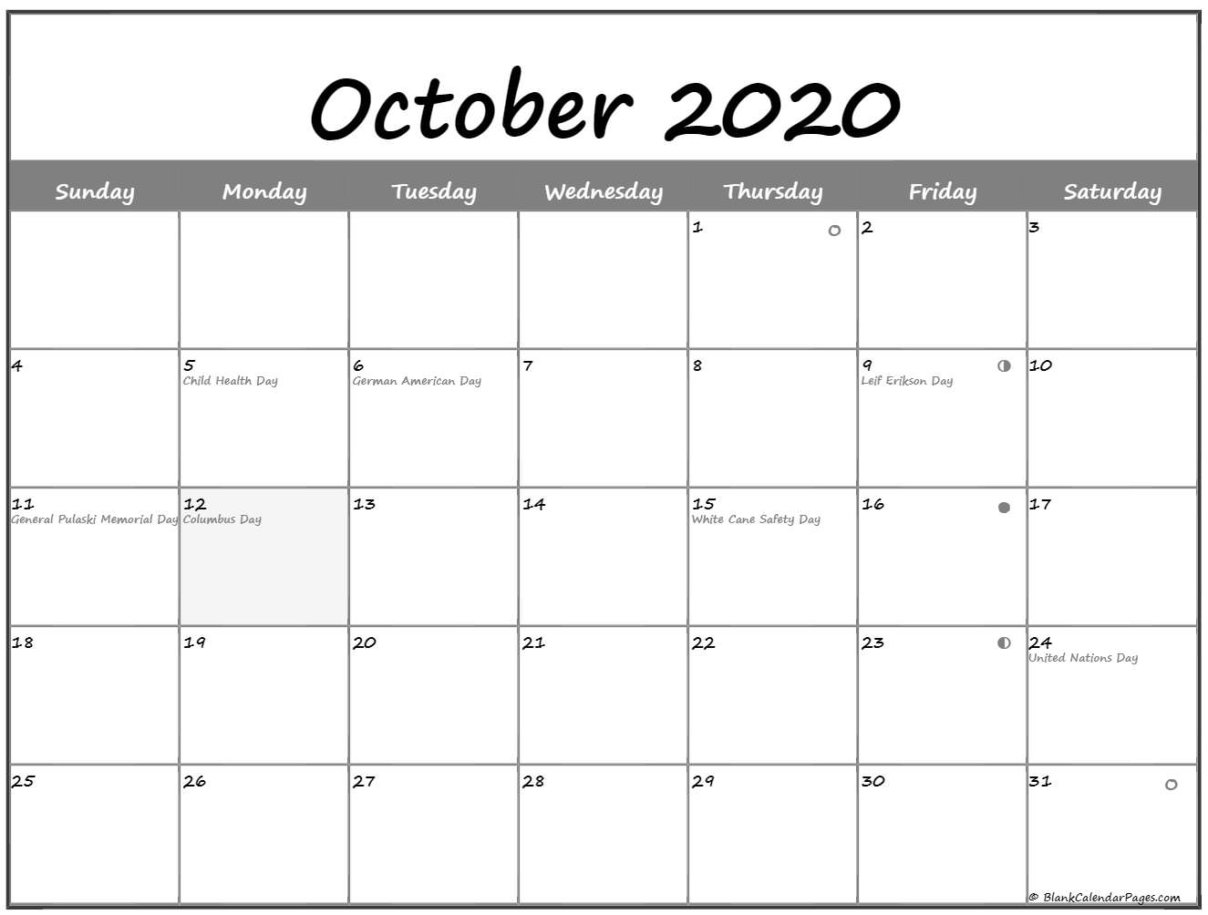 October 2020 Moon Phases Moon Calendar August 2020 In 2020 Moon 