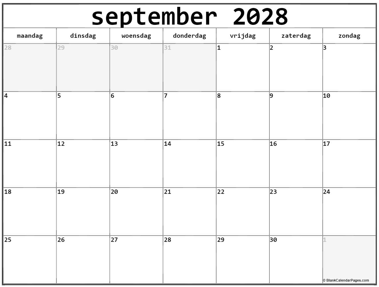 september 2028 calendario