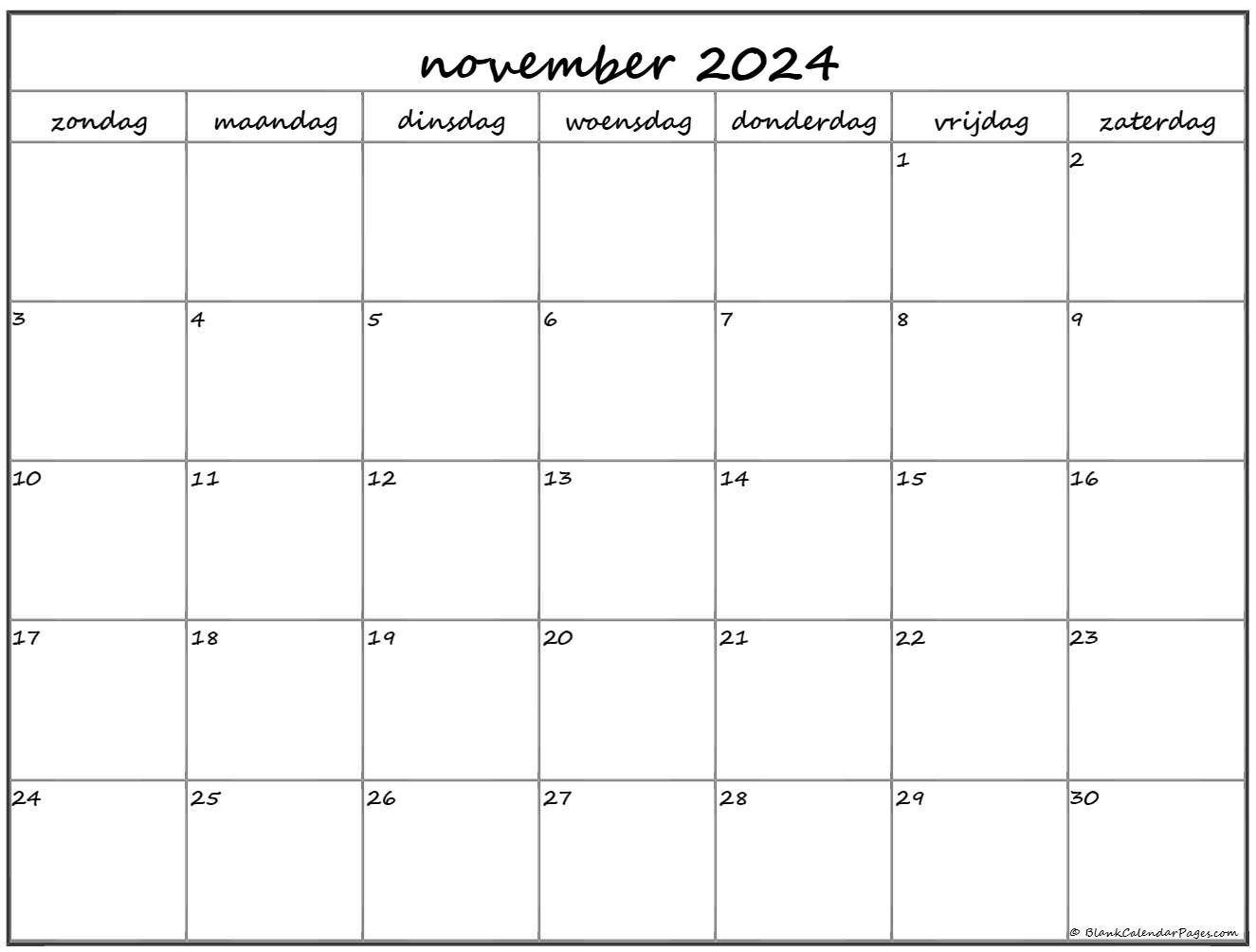Kalender november 2021