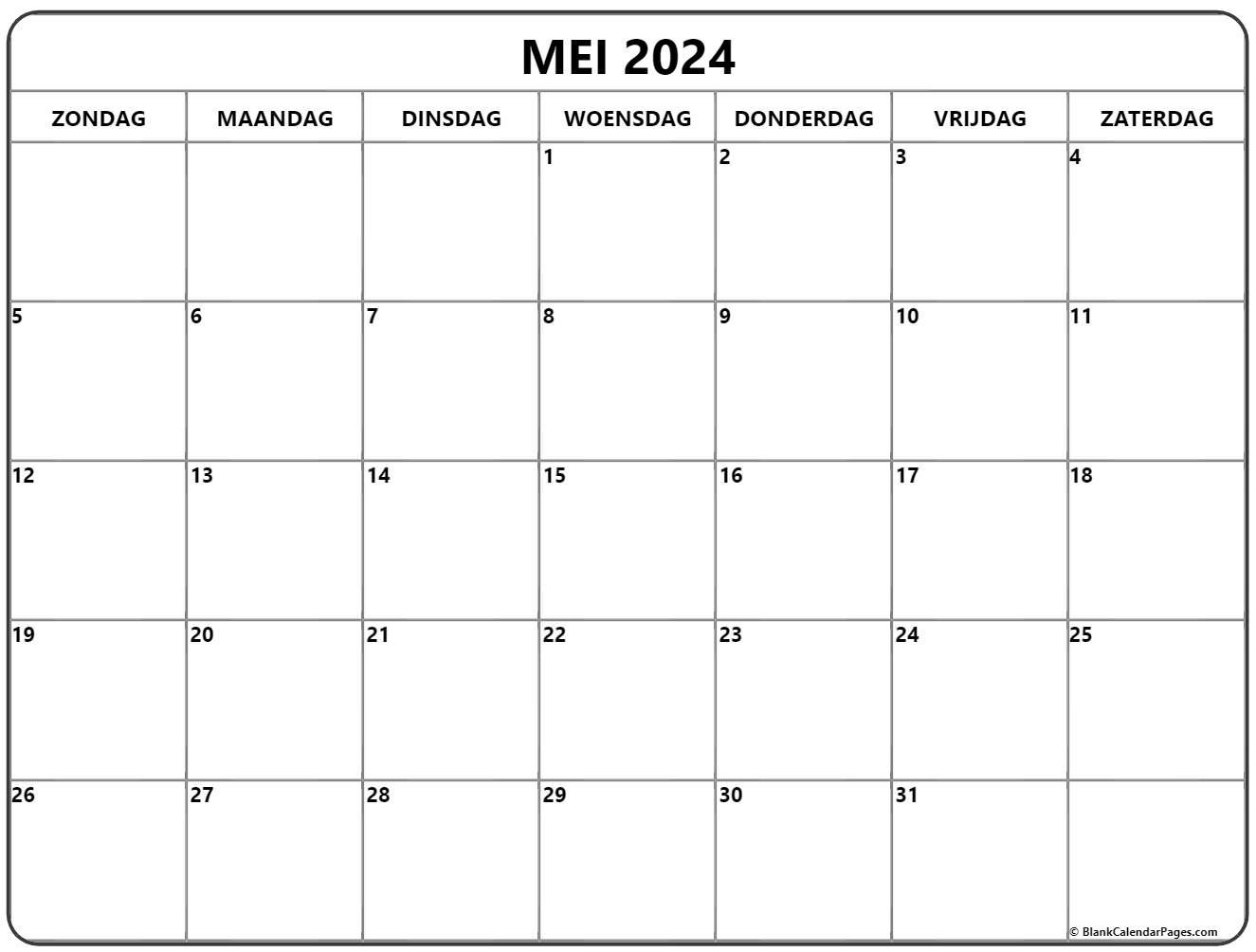 mei 2021 kalender Nederlandse | Kalender mei