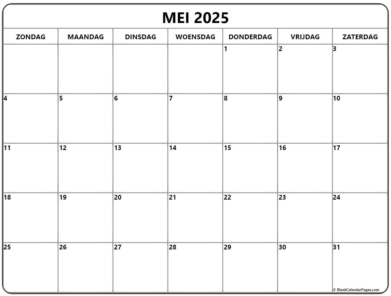 Mei 2023 Kalender Nederlandse Kalender Mei