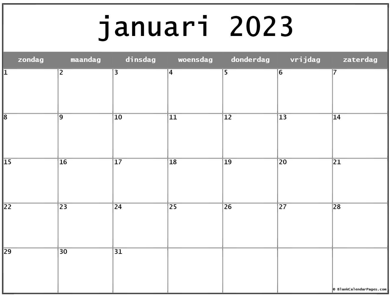 Gambar Kalender Harian Januari 2023 Susunan Acara Kal 6729