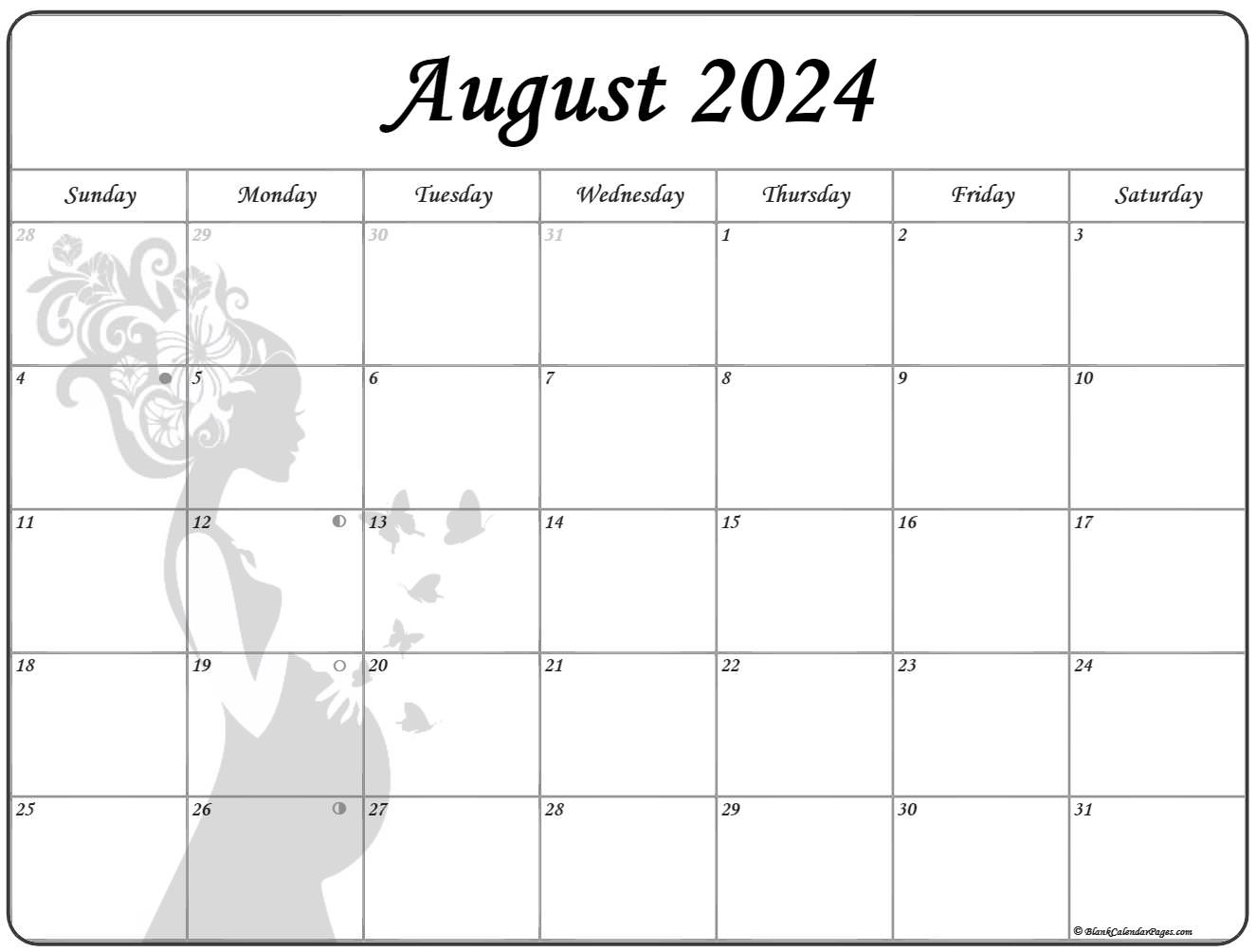 August 2020 Pregnancy Calendar | Fertility Calendar1767 x 1339