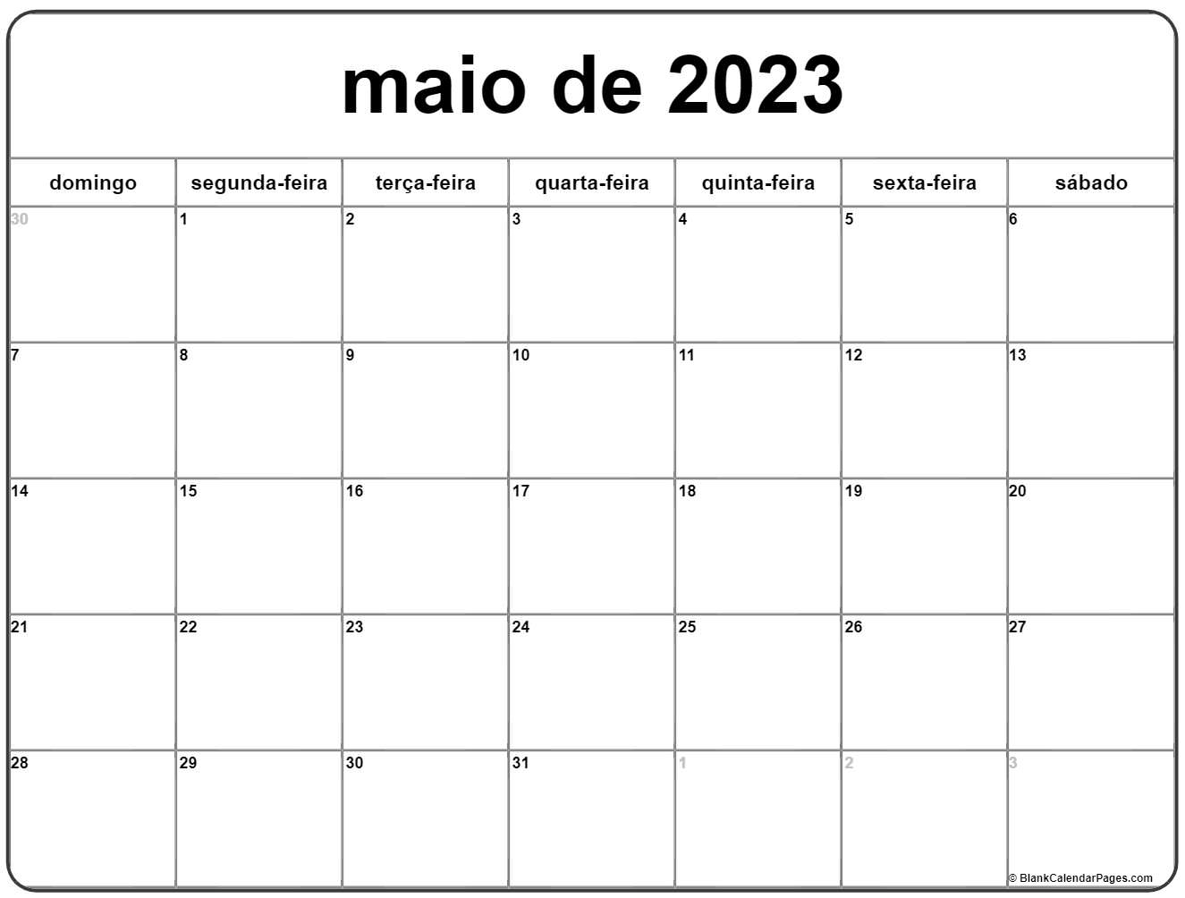 Calendar Rio De Maio De 2023 Para Imprimir 502ds Michel Zbinden Br 