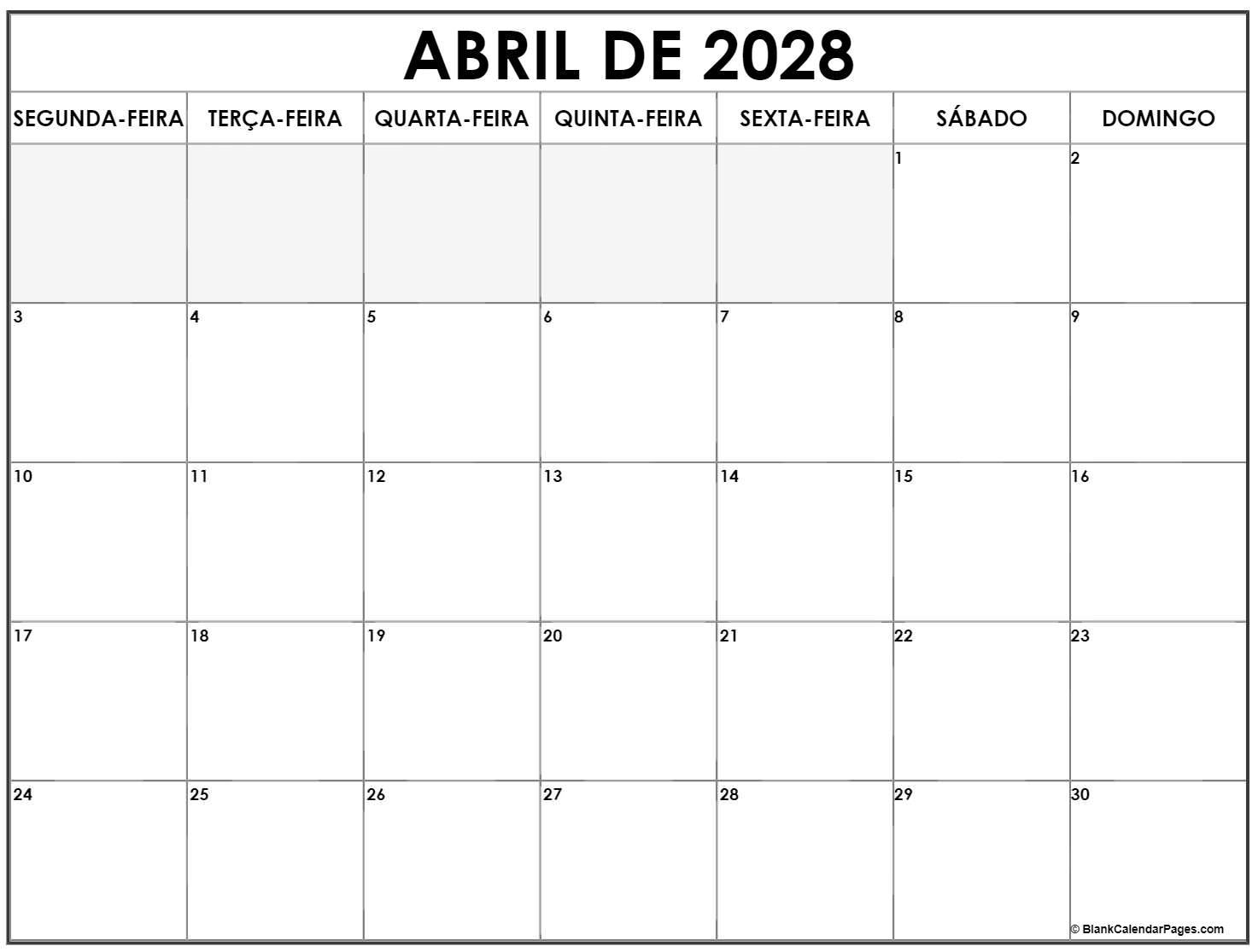 abril de 2028 calendario